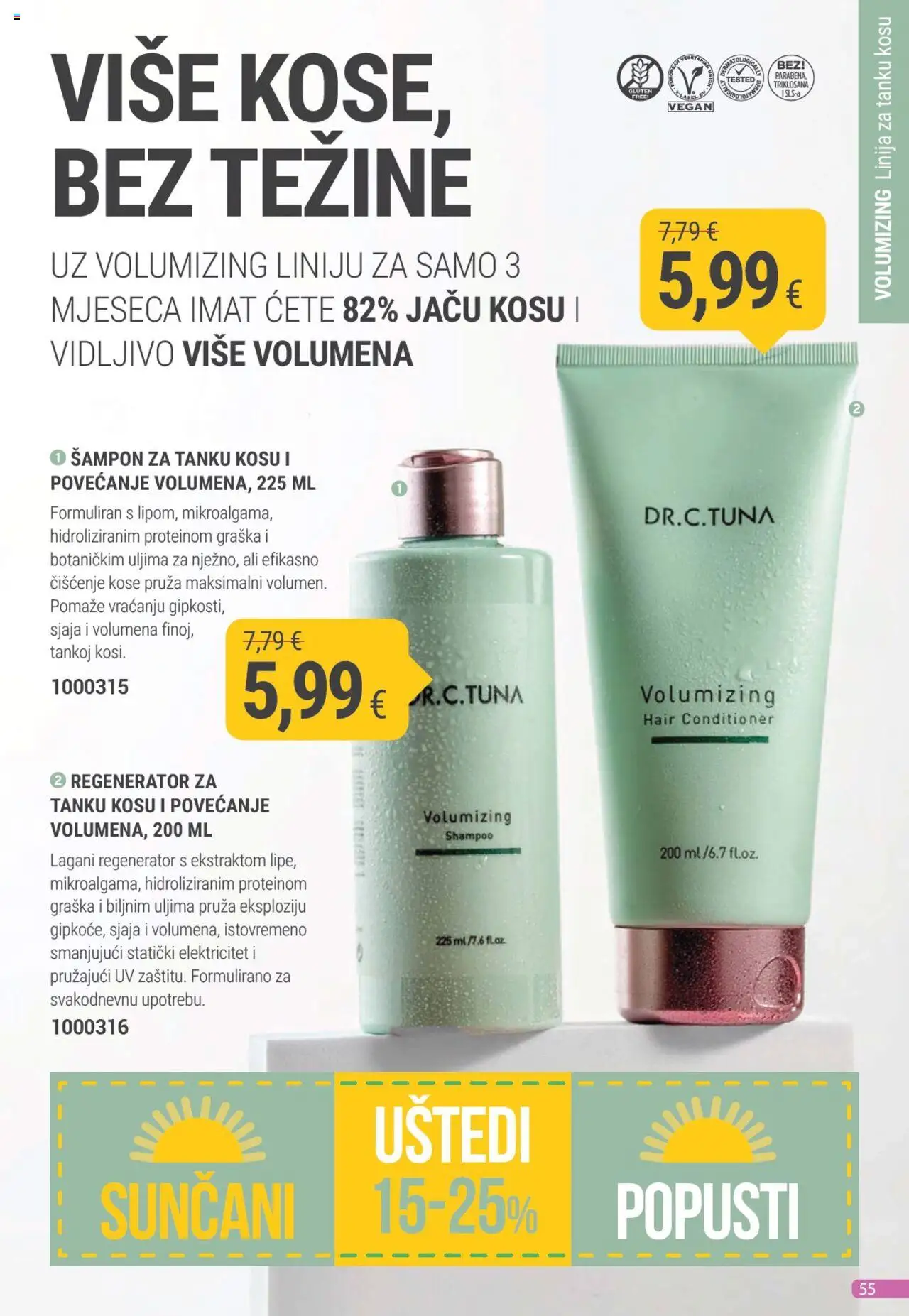 Farmasi katalog | vrijedi od 01.07.2025 | Stranica: 55 | Proizvodi: Šampon, Regenerator