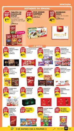 Pré-visualização TABLETE DE CHOCOLATE PRETO NESTLÉ, Dark 125g válido de 27.01.2026 | Página: 35 | Produtos: Avelãs, Ovo kinder, Nestlé, Chocolate