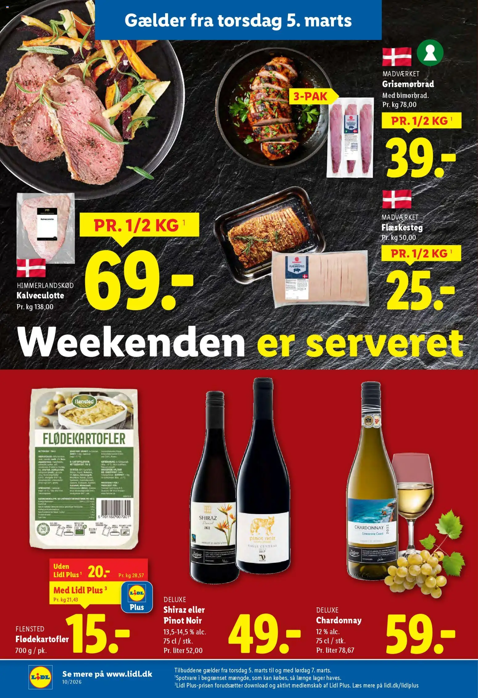 Lidl tilbudsavis – gyldig fra 01.03.2026 | Side: 33 | Produkter: Flæskesteg, Søm
