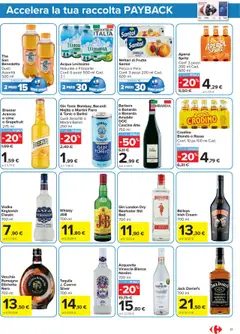 Volantino Carrefour del 15.09.2025 | Pagina: 17 | Prodotti: Gin, Whisky, Frutta, Pera