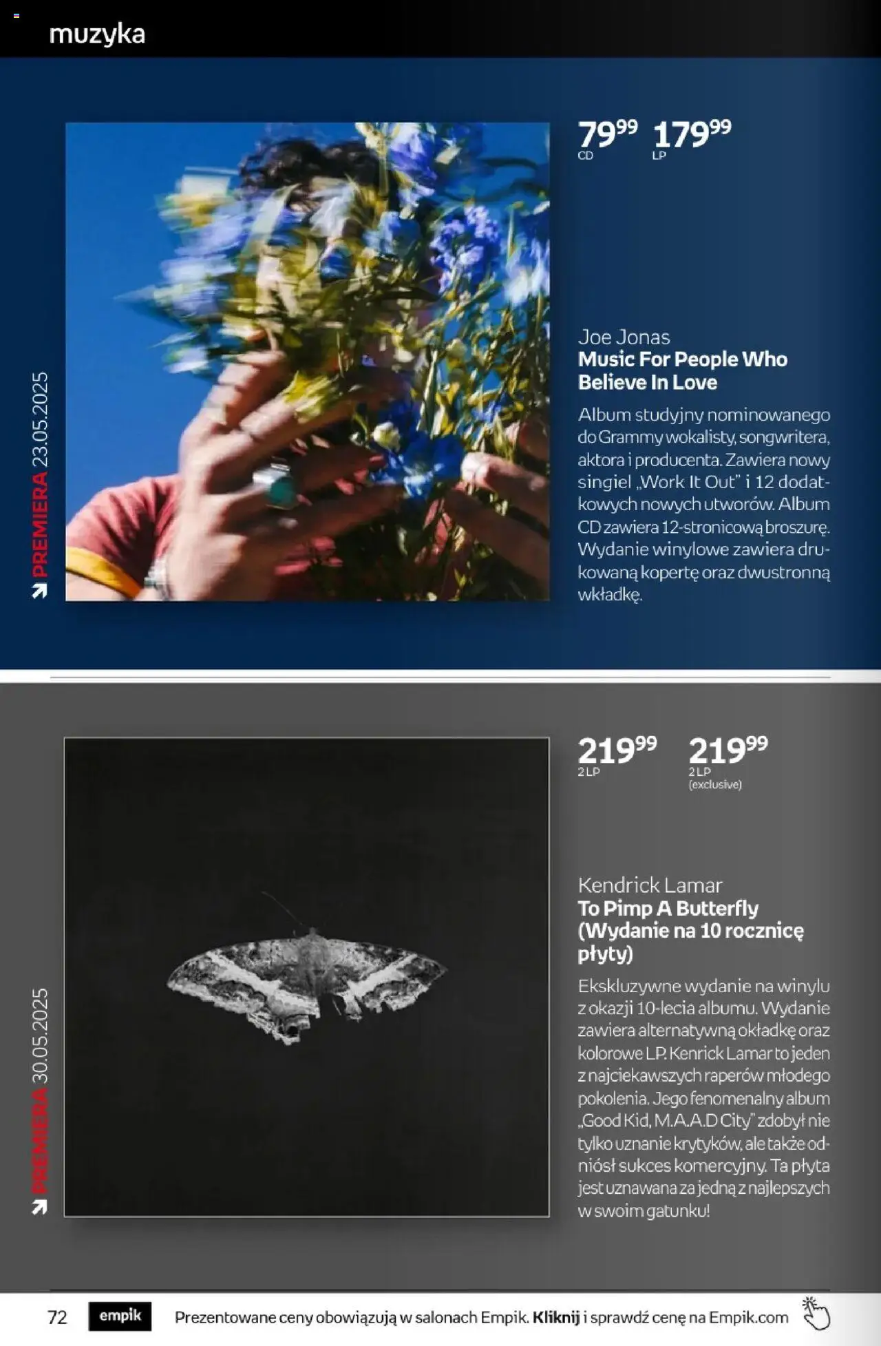Empik promocje od 21.05.2025 | Strona: 72 | Produkty: Plyty