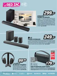 RED ZAC Flugblatt ab 26.01.2026 gültig | Seite: 6 | Produkte: TV, Fernseher, Lautsprecher, Samsung