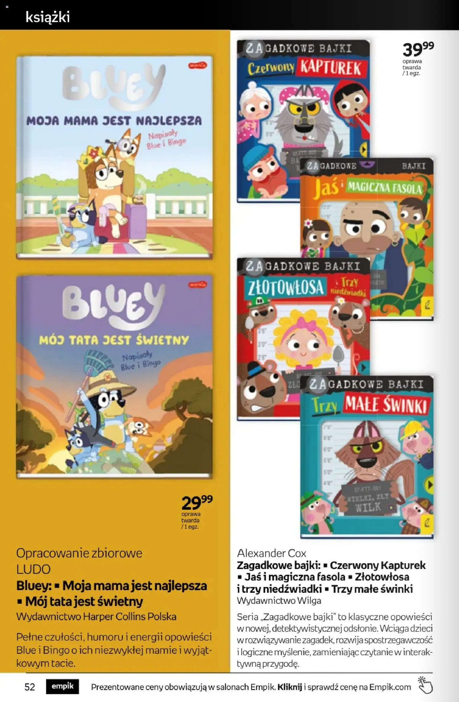 Empik promocje - Tom kultury Książki od 22.04.2026 | Strona: 52 | Produkty: Książki