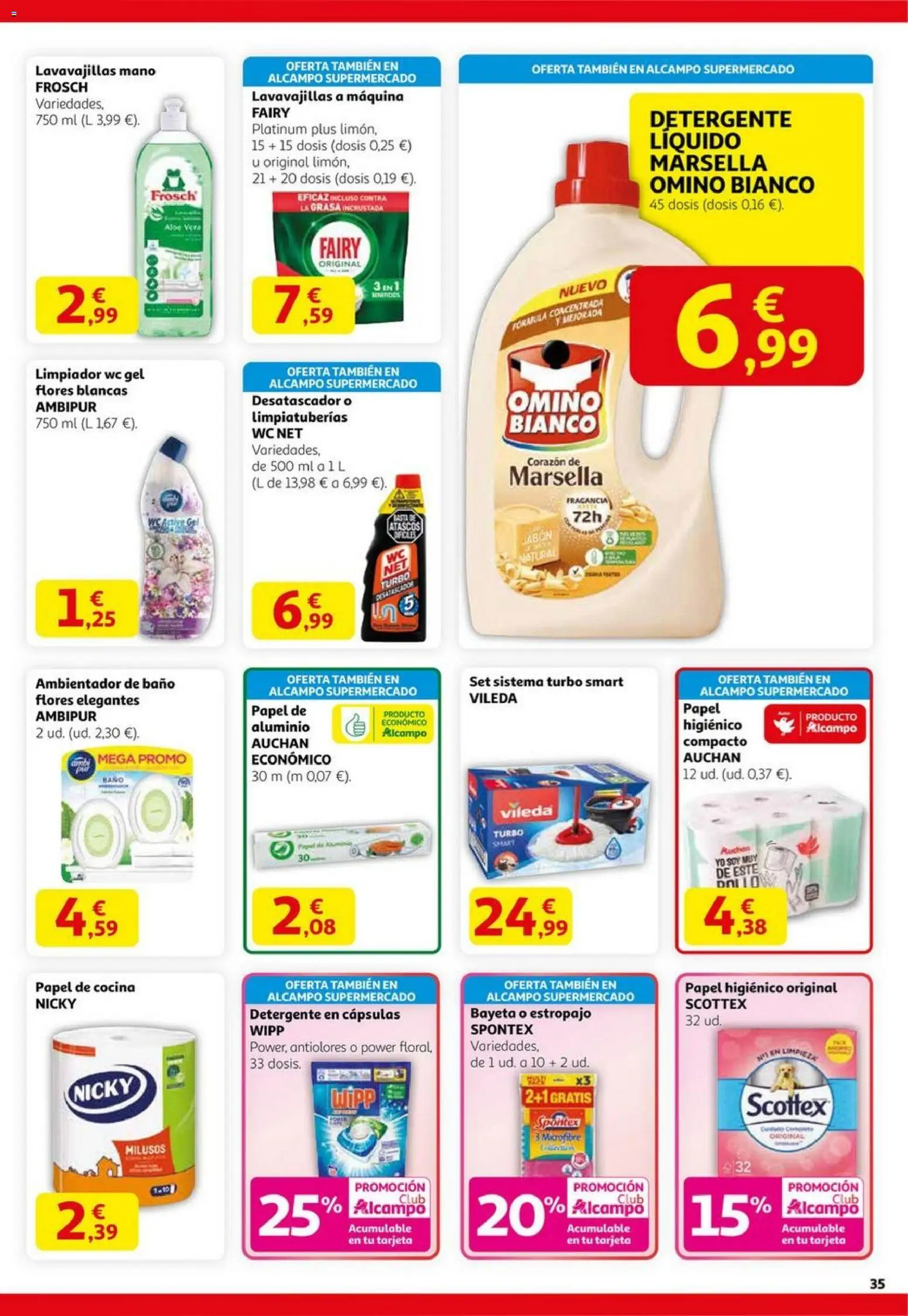 Alcampo - Black Friday │ válido desde el 06.11.2025 | Página: 35 | Productos: Fragancia, Jabón, Detergente, Cocina