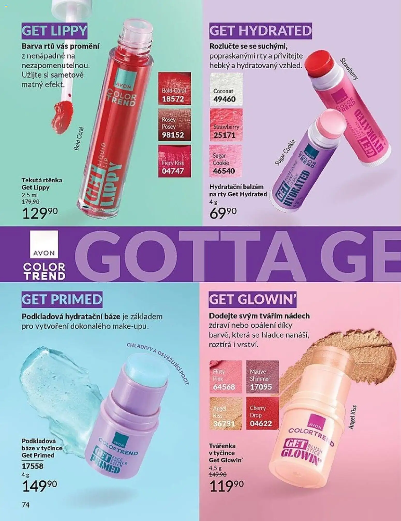 Avon katalog 2/2026 od 01.02.2026 | Strana: 74 | Produkty: Tvářenka, Rtěnka