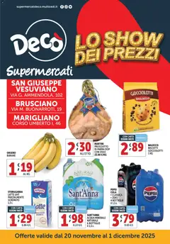 Anteprima del volantino Decò Supermercati - San Giuseppe Vesuviano catalogo valido a partire dal 20.11.2025