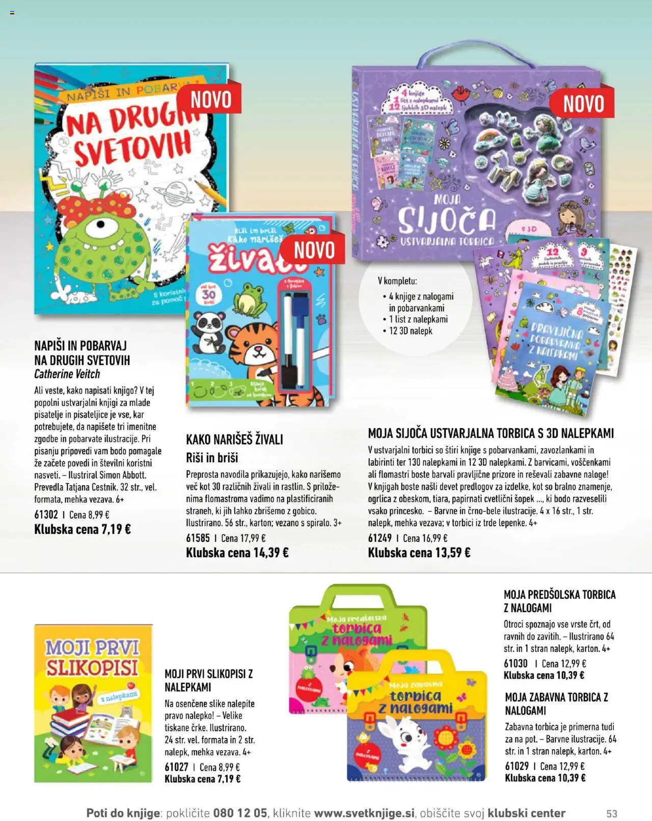 Novi Svet knjige katalog ponudbe – veljaven od 01.10.2025 | Stran: 53 | Izdelki: Šopek, Torbica
