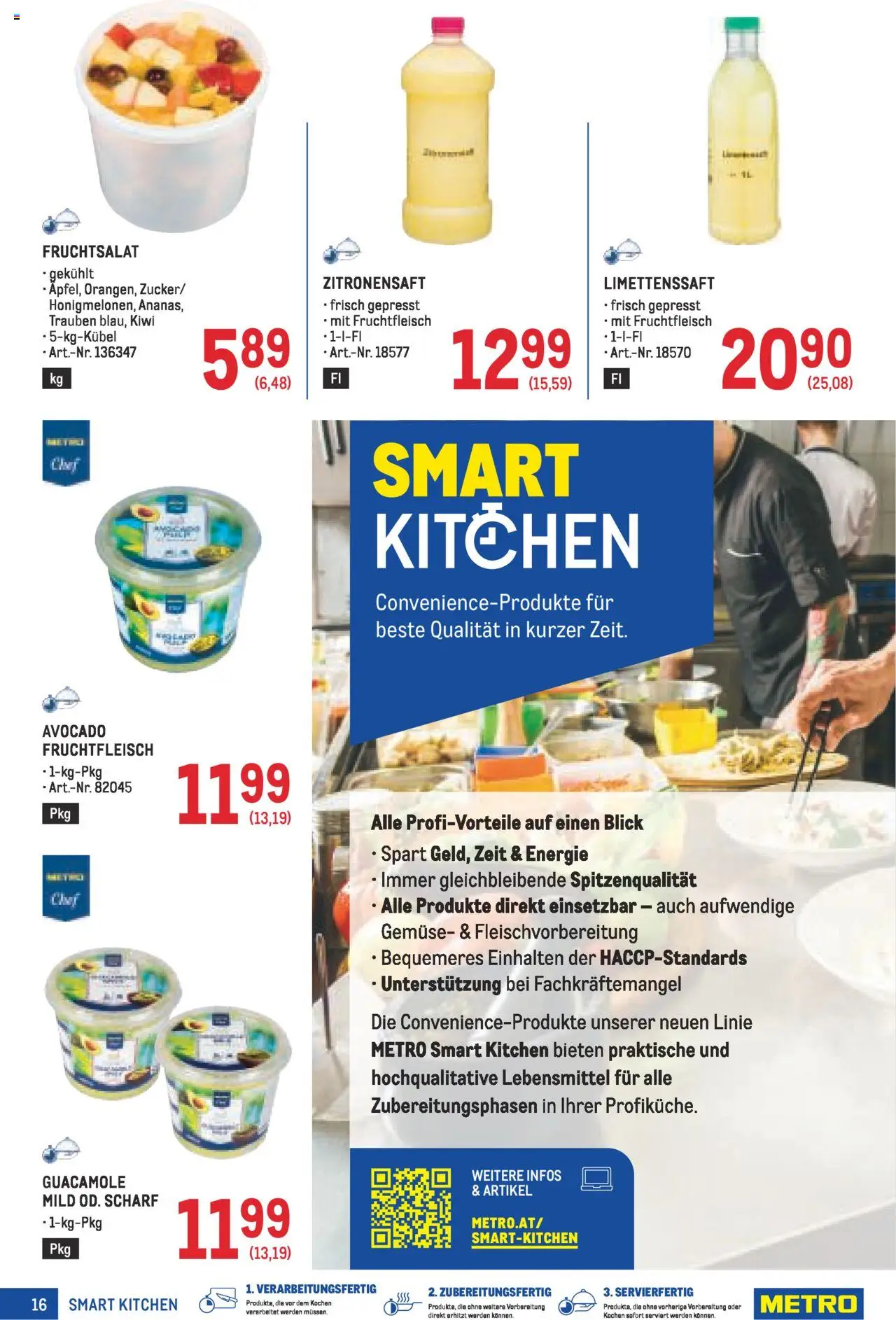 Metro Angebote Profi gültig ab 07.08.2025 | Seite: 16 | Produkte: Kiwi, Avocado, Gemüse, Libacomb