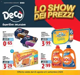 Anteprima del volantino Decò MaxiStore - Napoli catalogo valido a partire dal 21.08.2025