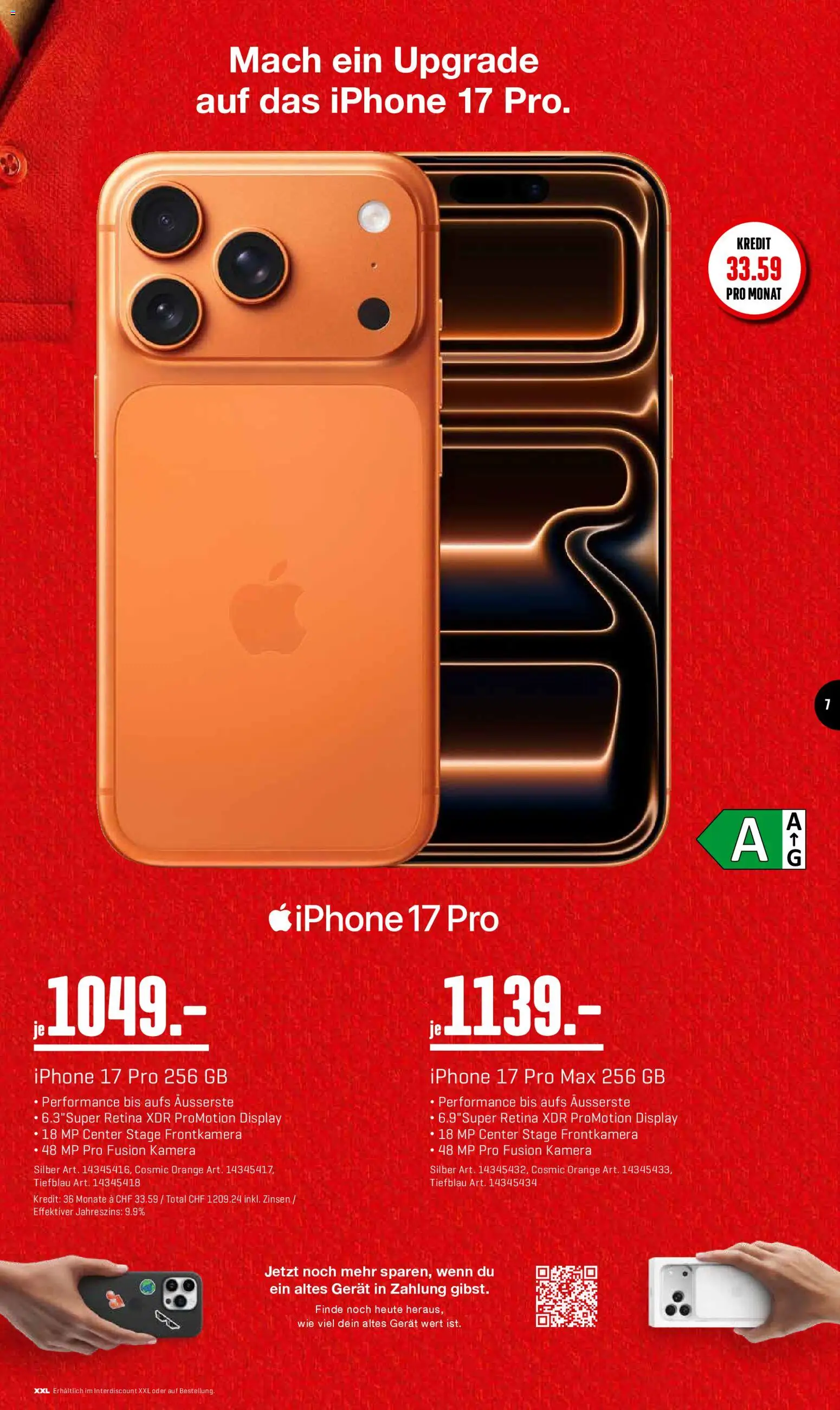 Interdiscount Aktionen – gültig ab 26.01.2026 | Seite: 7 | Produkte: Kamera, Iphone