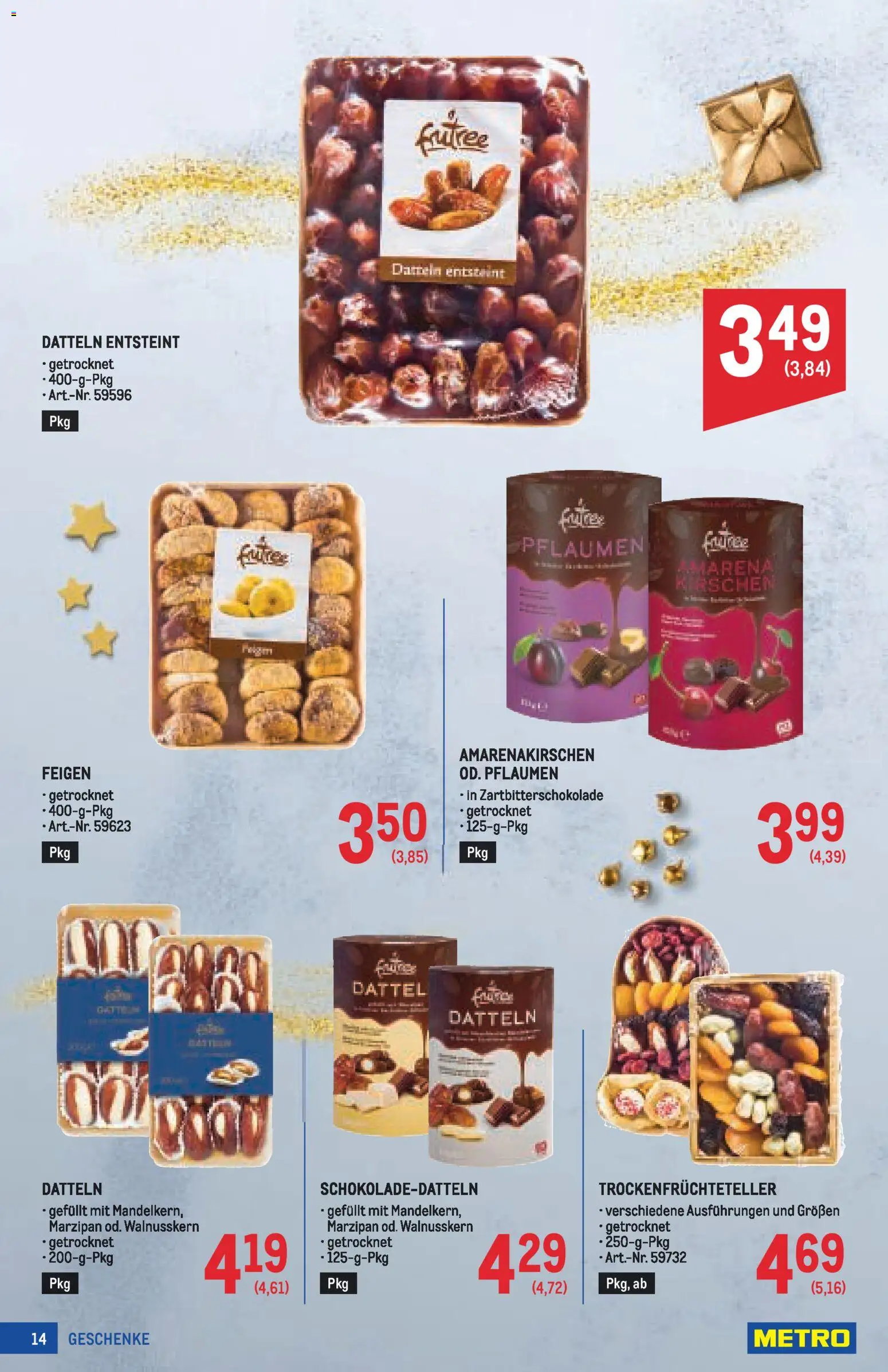 Metro Geschenke Spezial gültig ab 27.11.2025 | Seite: 14 | Produkte: Dattel