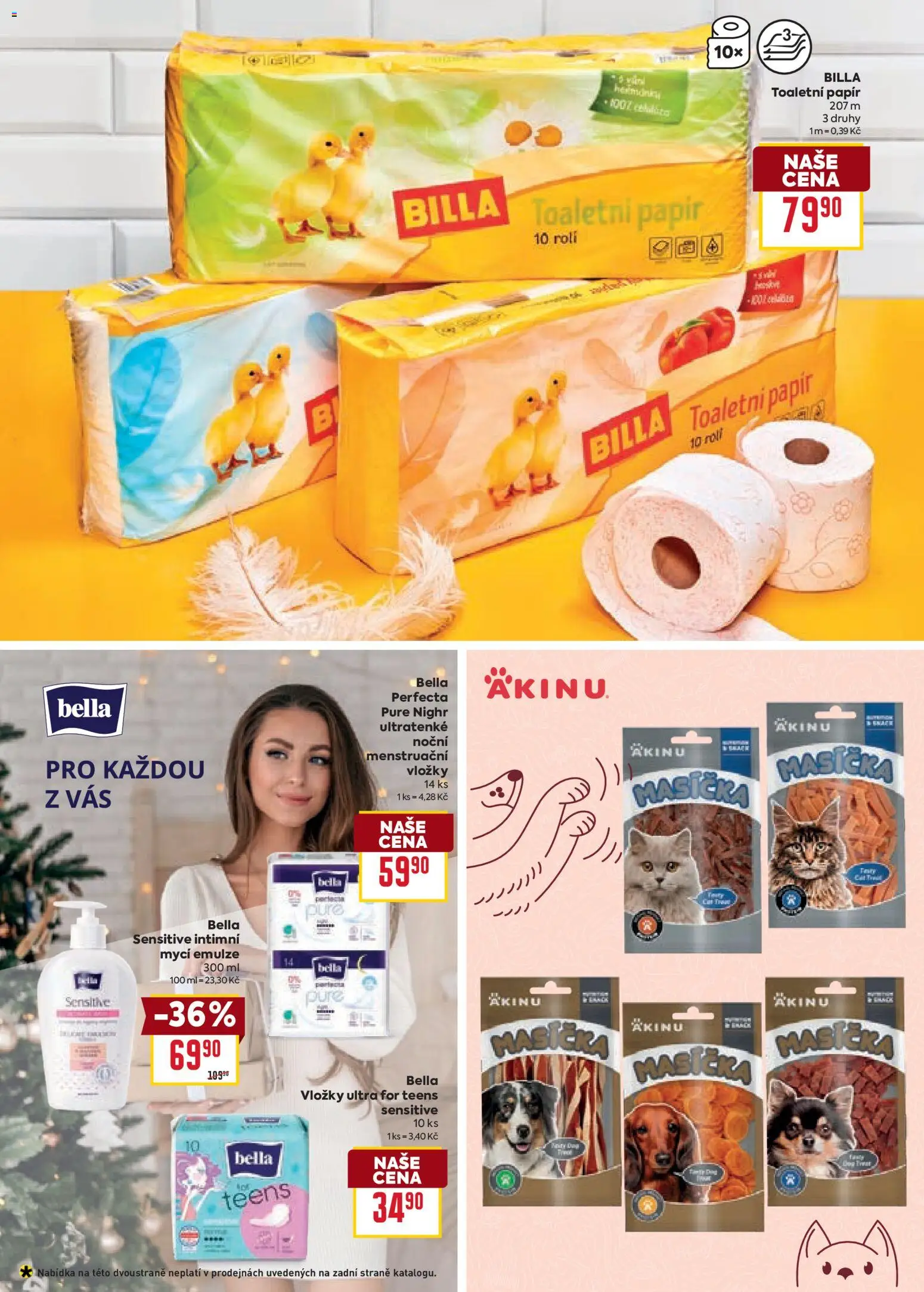 Billa leták - Partneři od 19.11.2025 | Strana: 31 | Produkty: Vložky, Toaletní papír