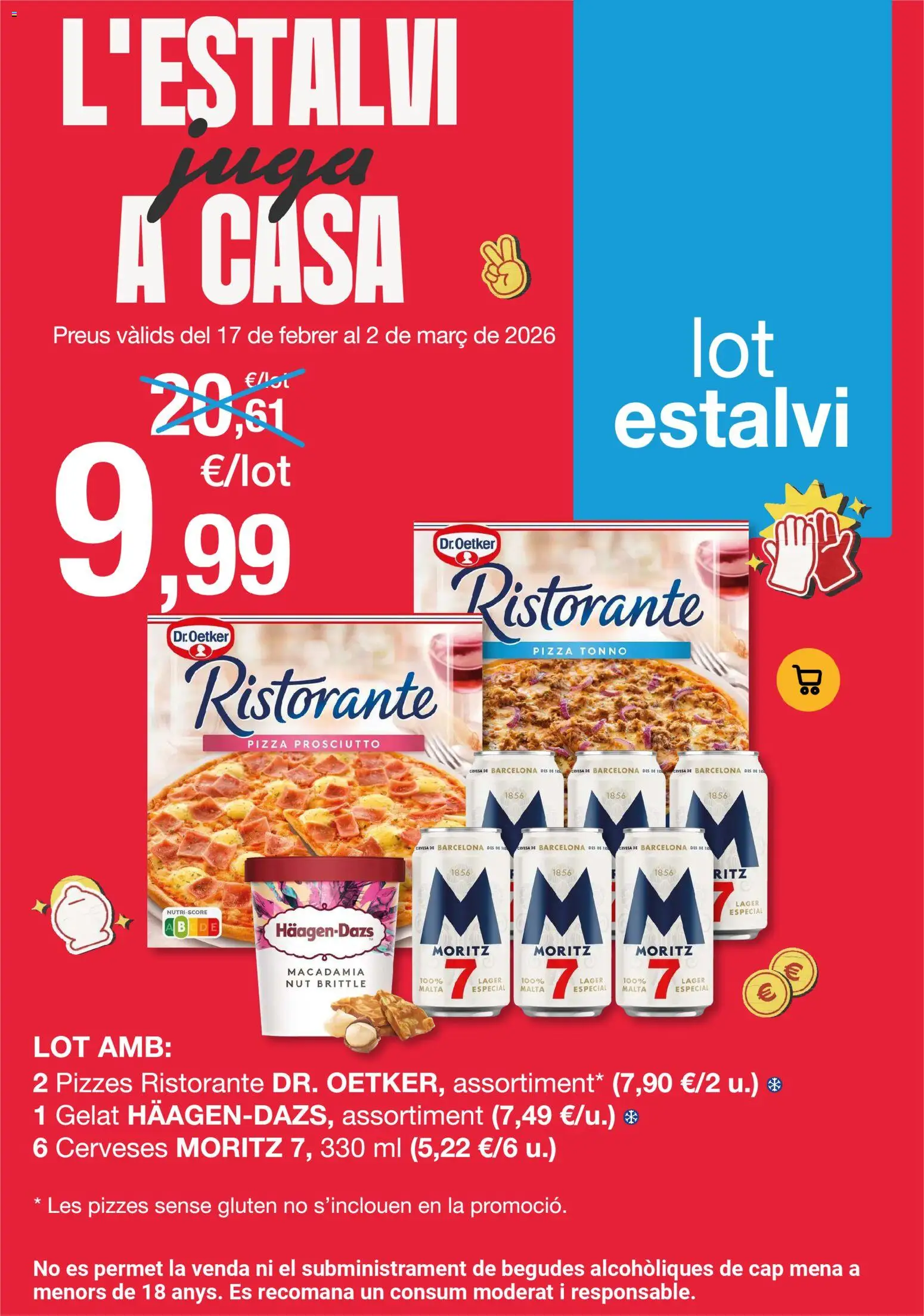 Bonpreu folleto │ válido desde el 17.02.2026 | Página: 1 | Productos: Pizza