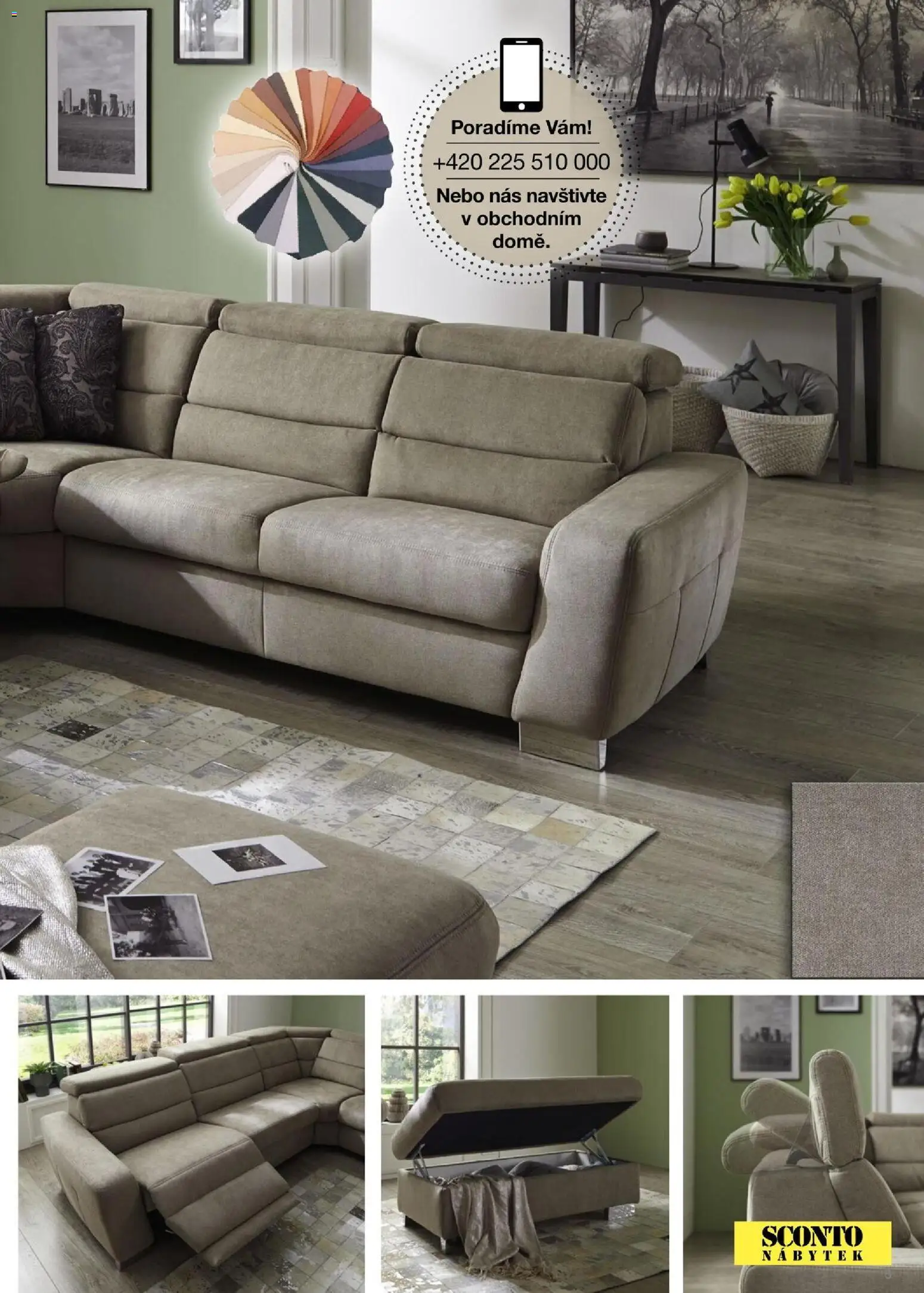Sconto nábytek katalog - Sedací soupravy od 01.01.2026 | Strana: 5 | Produkty: Nábytek