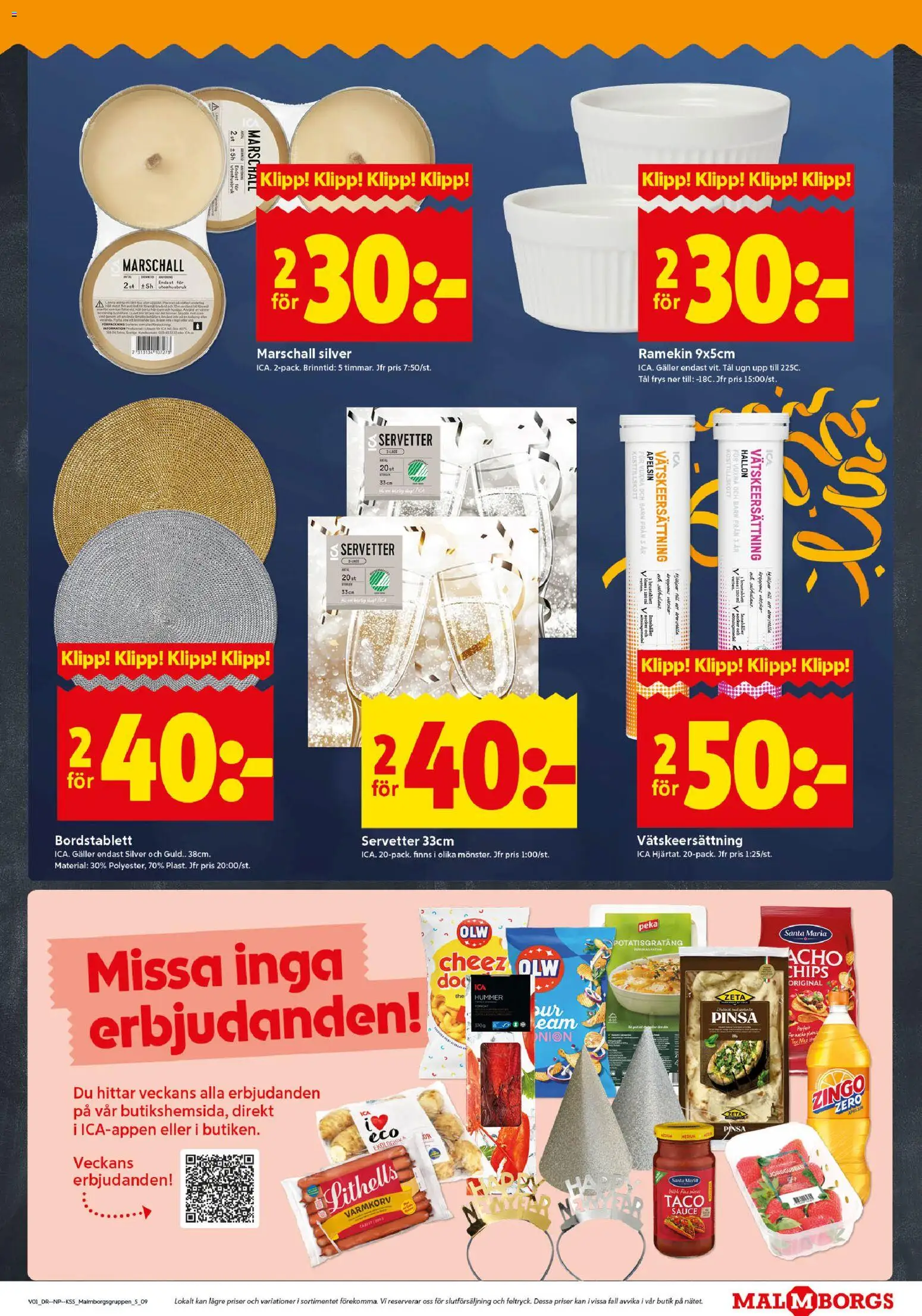 ICA Kvantum reklamblad aktuell från 30.12.2025 | Sida: 9 | Produkter: Zingo, Galler, Potatisgratäng, Apelsin