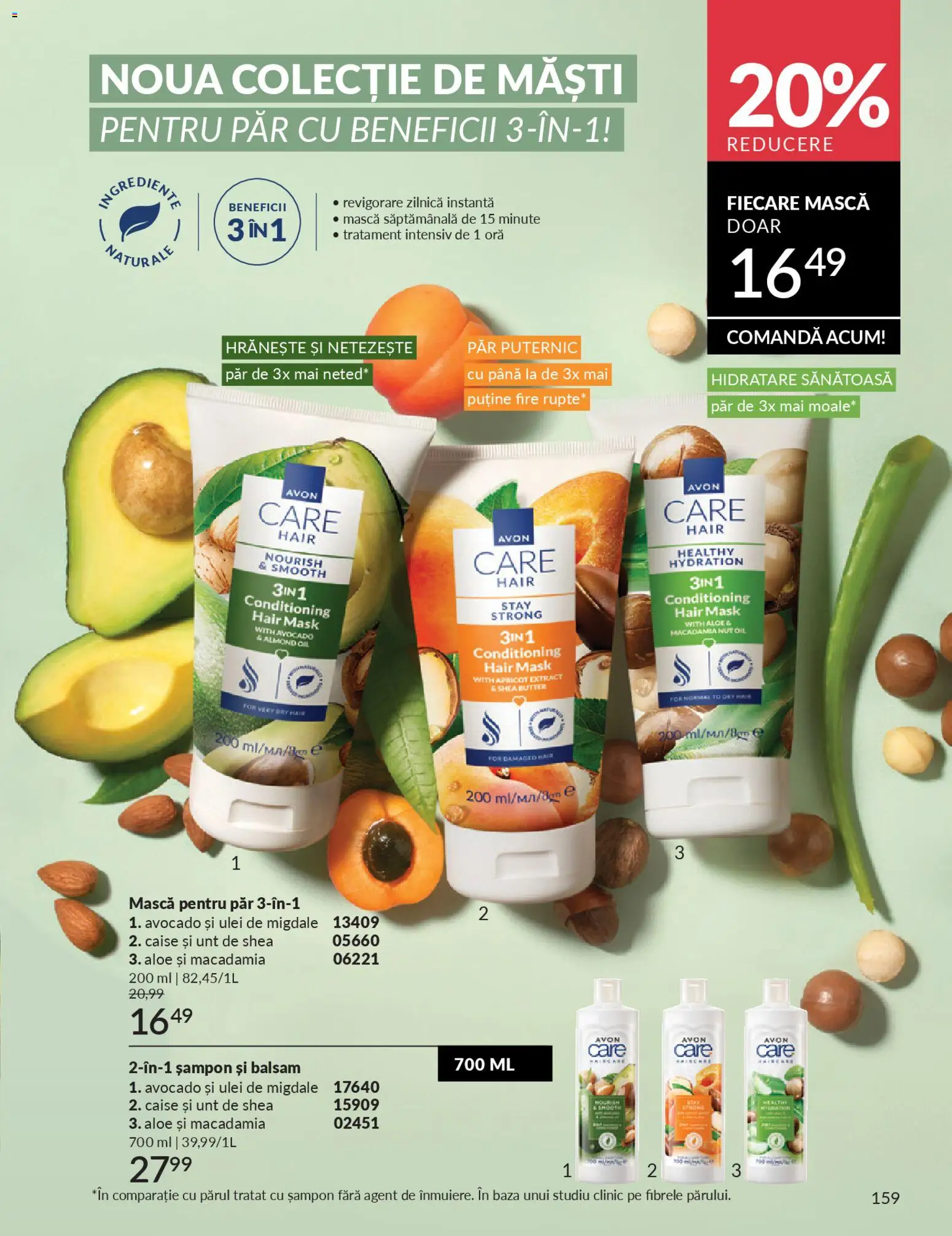 Noul catalog Avon – valabil de la 01.01.2026 | Pagină: 161 | Produse: Balsam, Ulei, Avocado, Ahtapot