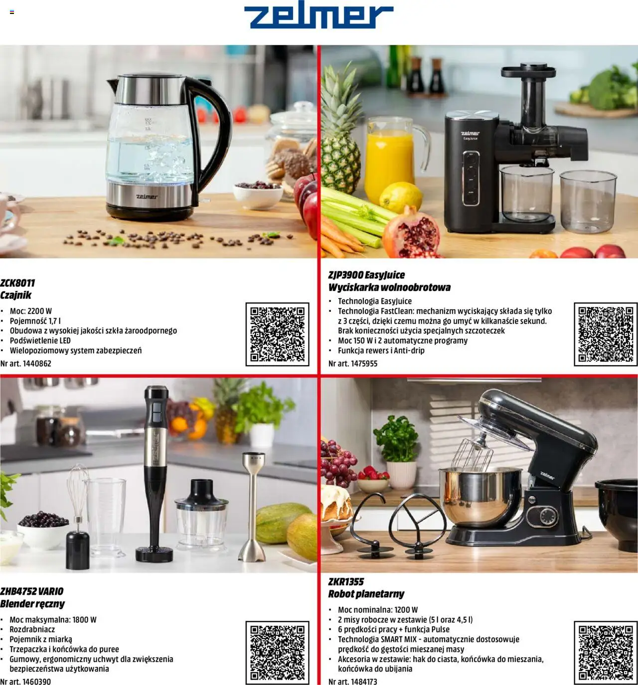 Media Markt promocje - Moc Letnich Okazji od 01.06.2025 | Strona: 6 | Produkty: Blender ręczny, Czajnik, Wyciskarka wolnoobrotowa, Trzepaczka