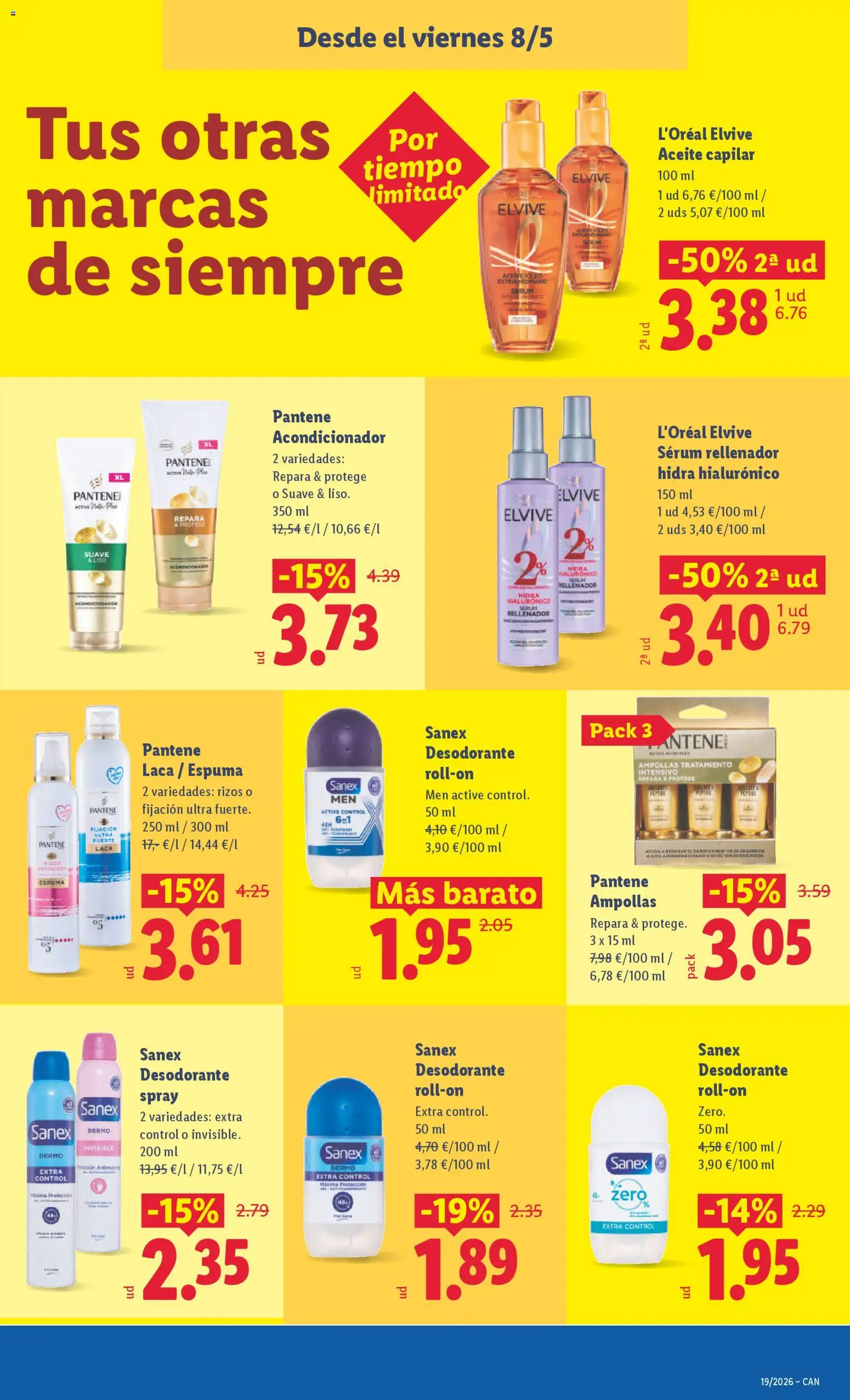 Lidl folleto │ válido desde el 04.05.2026 | Página: 45 | Productos: Acondicionador, Desodorante, Sérum, Aceite