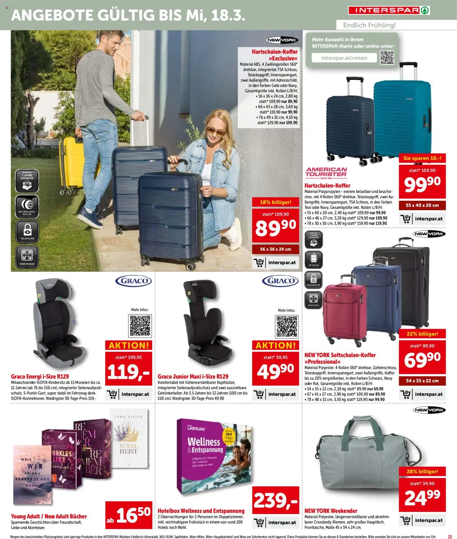 Interspar Flugblatt - Niederösterreich gültig ab 26.02.2026 | Seite: 24 | Produkte: Koffer