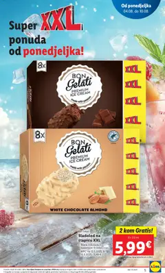 Lidl katalog | vrijedi od 04.08.2025 | Stranica: 5 | Proizvodi: Čokolada, Sladoled