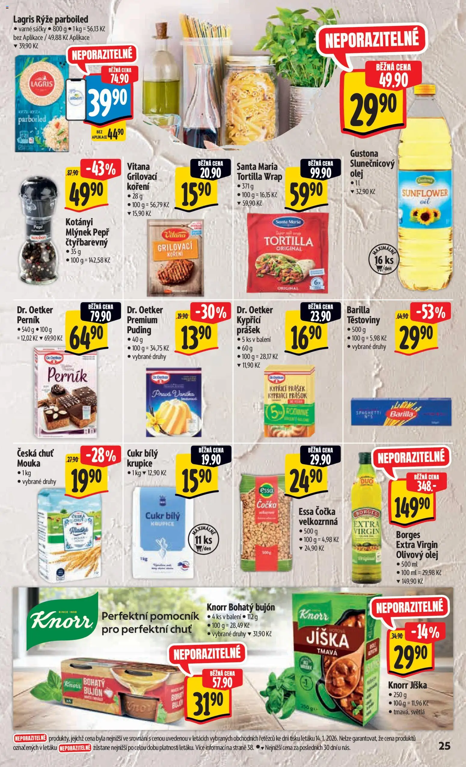 Albert leták - Hypermarket od 21.01.2026 | Strana: 31 | Produkty: Čočka, Olej, Krupice, Puding