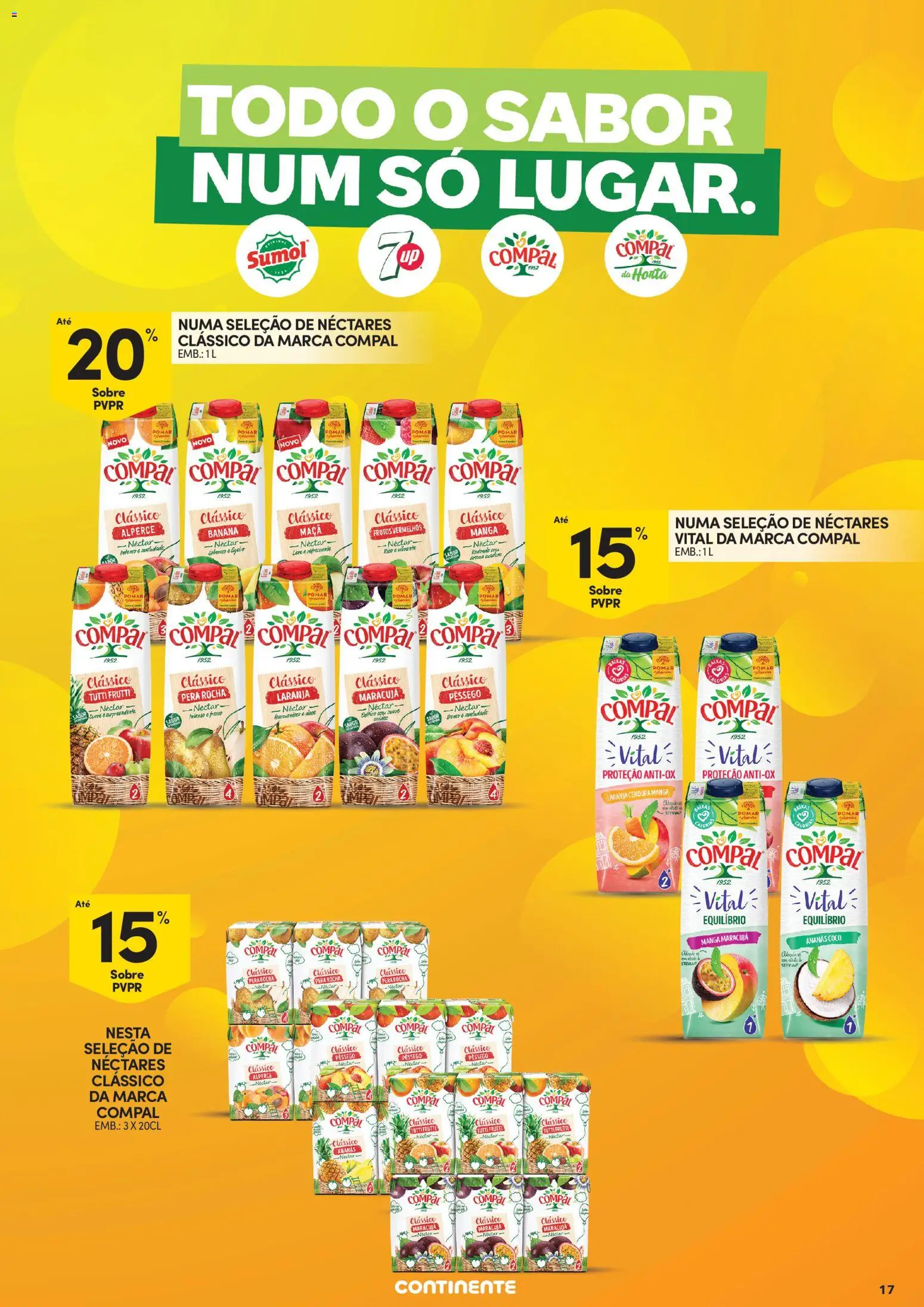 Continente - Açores │ válido de 19.03.2026 | Página: 17 | Produtos: Banana, Maça, Cenoura