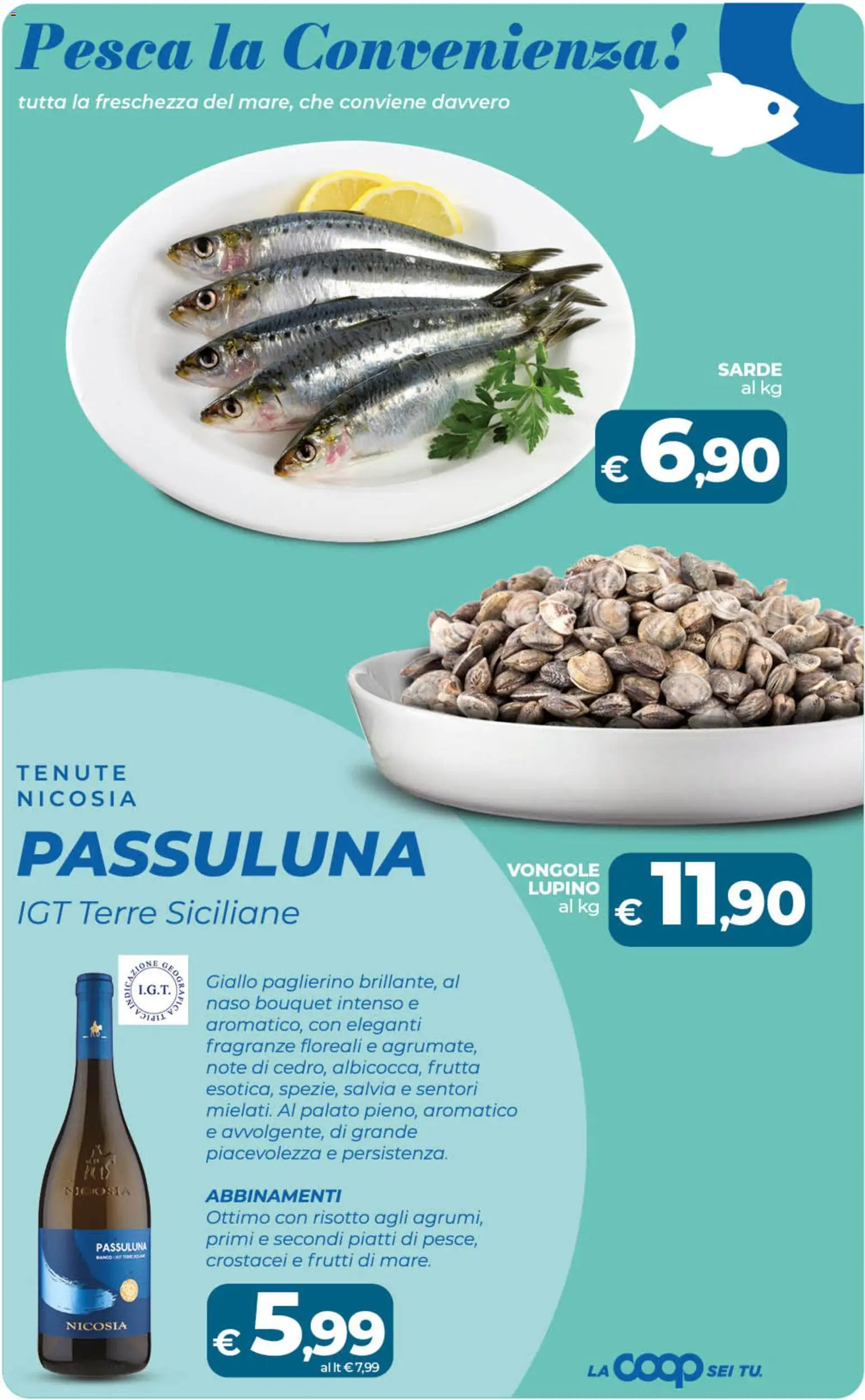 Volantino Ipercoop del 07.04.2026 | Pagina: 27 | Prodotti: Vongole, Frutta, Pesca