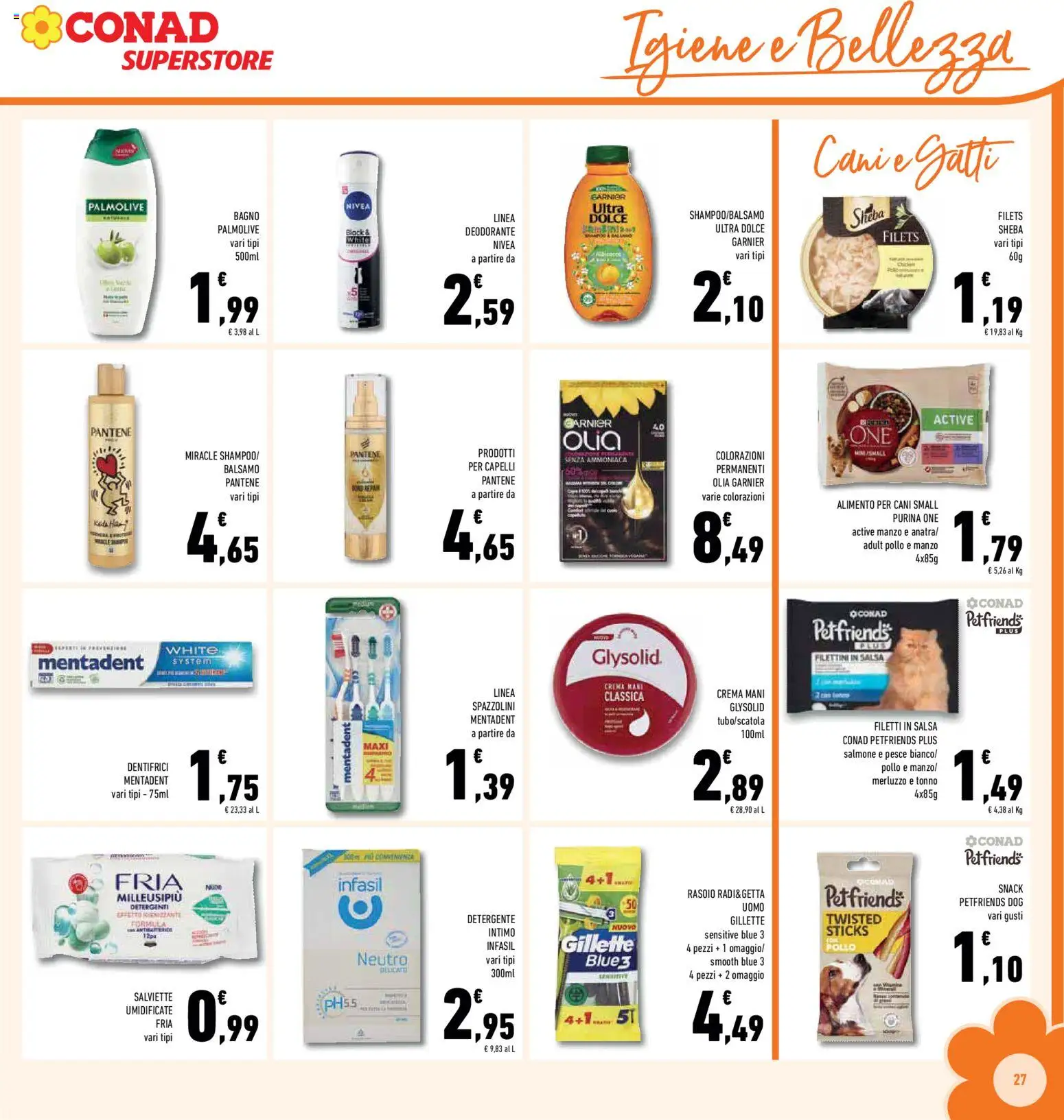 Volantino Conad del 14.01.2026 | Pagina: 27 | Prodotti: Salmone, Detergente intimo, Merluzzo, Bagno