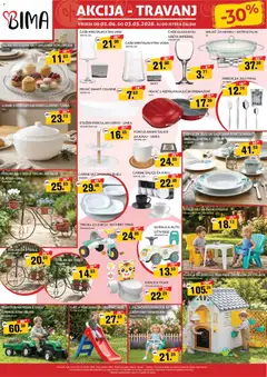 Katalog Bima - Pregled kataloga iz trgovine Bima, vrijedi od 01.04.2026
