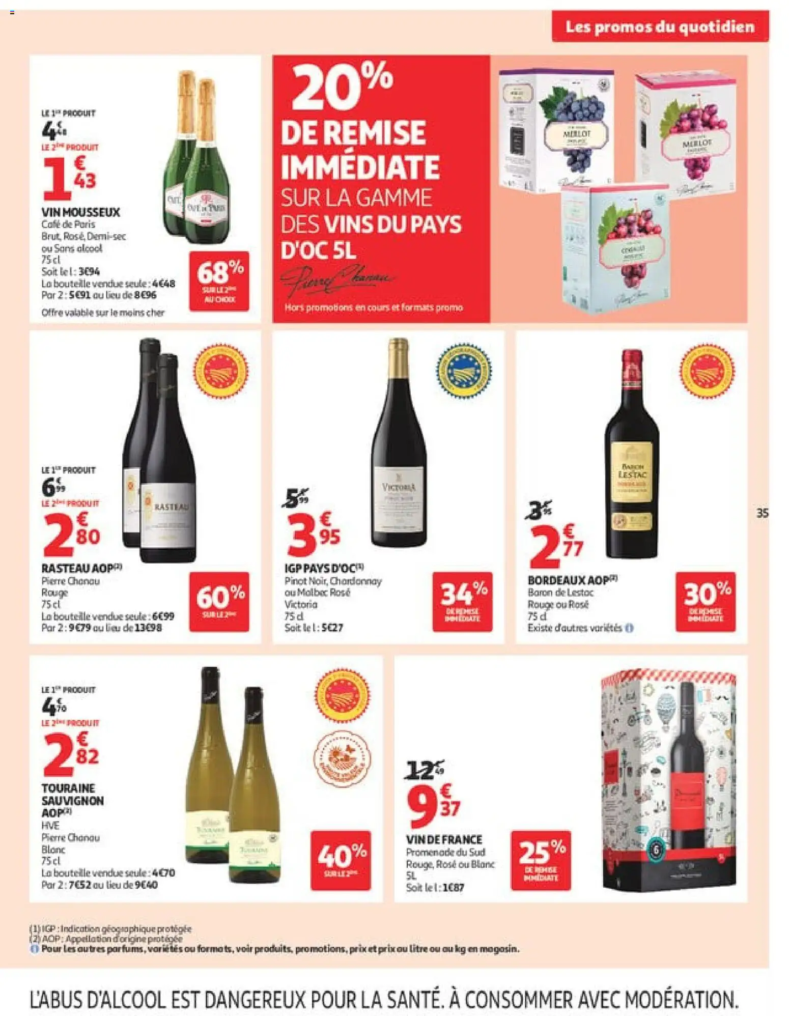 {H1} | Page: 37 | Produits: Alcool, Mousseux, Café, Vin