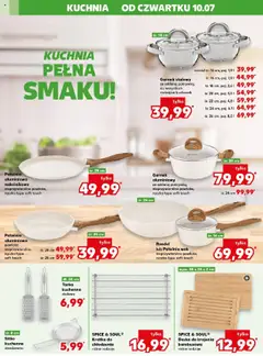Kaufland gazetka - Mega okazje od 10.07.2025 | Strona: 8 | Produkty: Garnek, Patelnia wok, Deska do krojenia, Patelnia