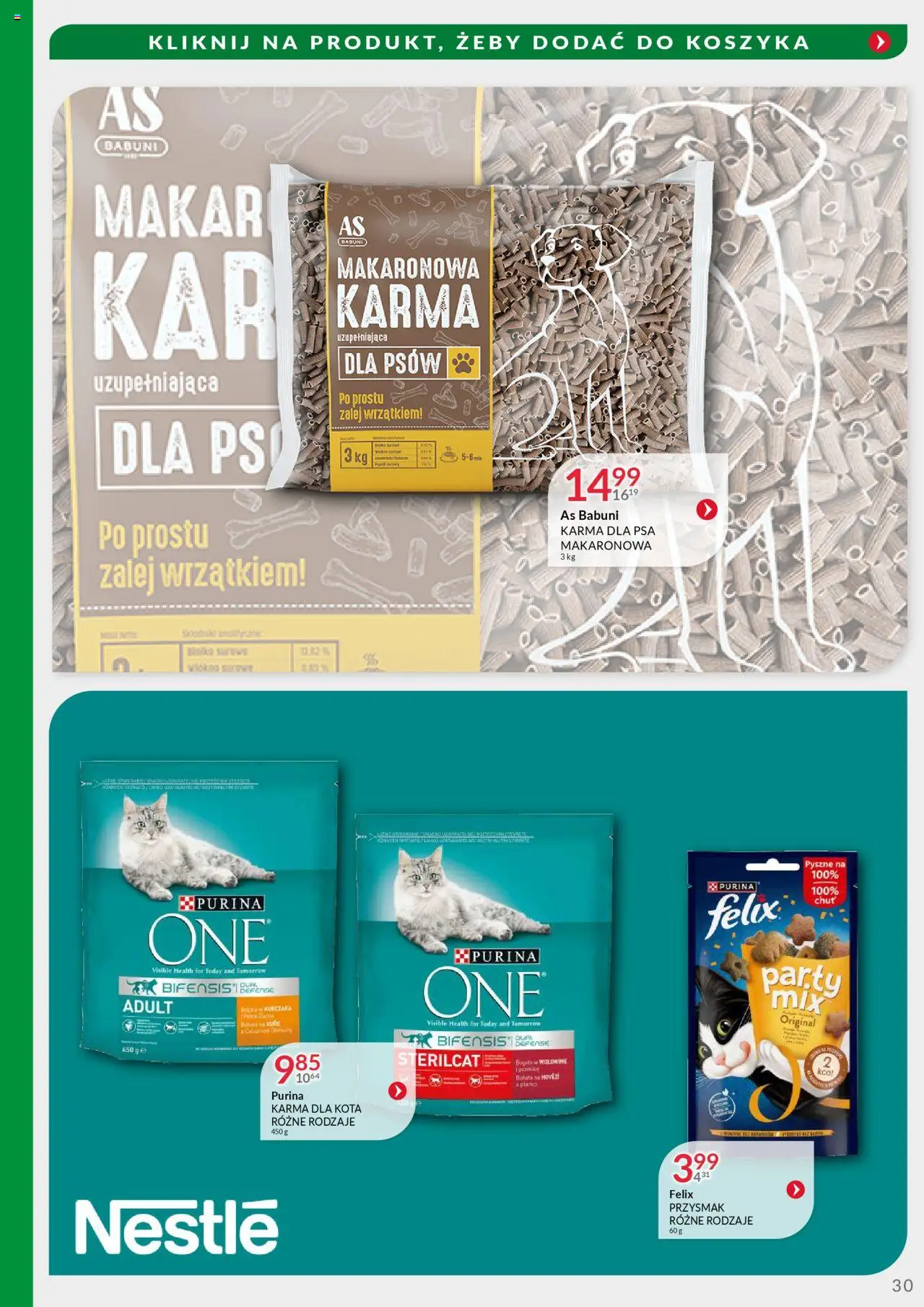 Eurocash Gazetka - Oferta Handlowa MR Południowy Wschód od 04.08.2025 | Strona: 30 | Produkty: Karma dla kota, Karma dla psa