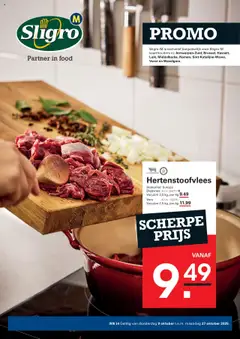Sligro -M - PROMO  - Voorbeeld van een folder van Sligro, geldig van 09.10.2025