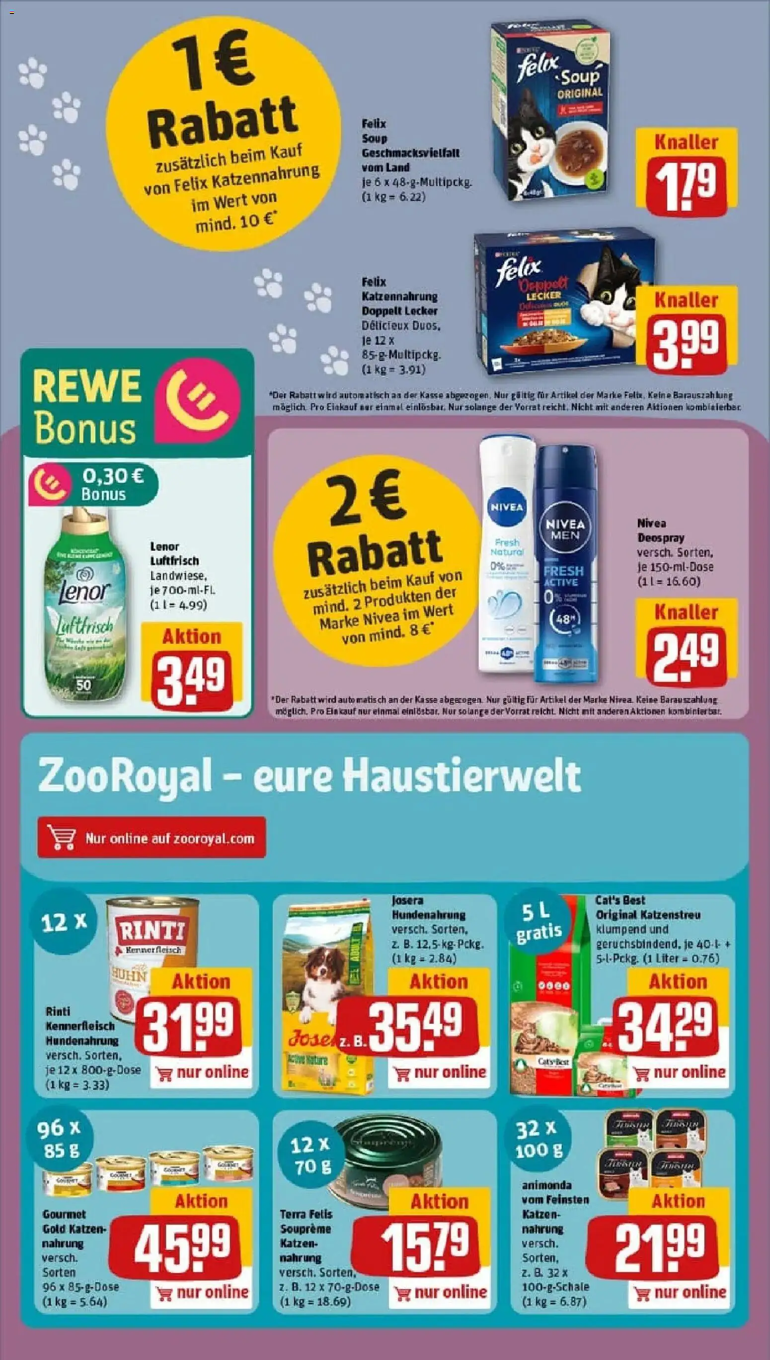 Rewe prospekt Blaustein	 – gültig ab 02.02.2026 | Seite: 22 | Produkte: Lenor, Deodorant, Deospray