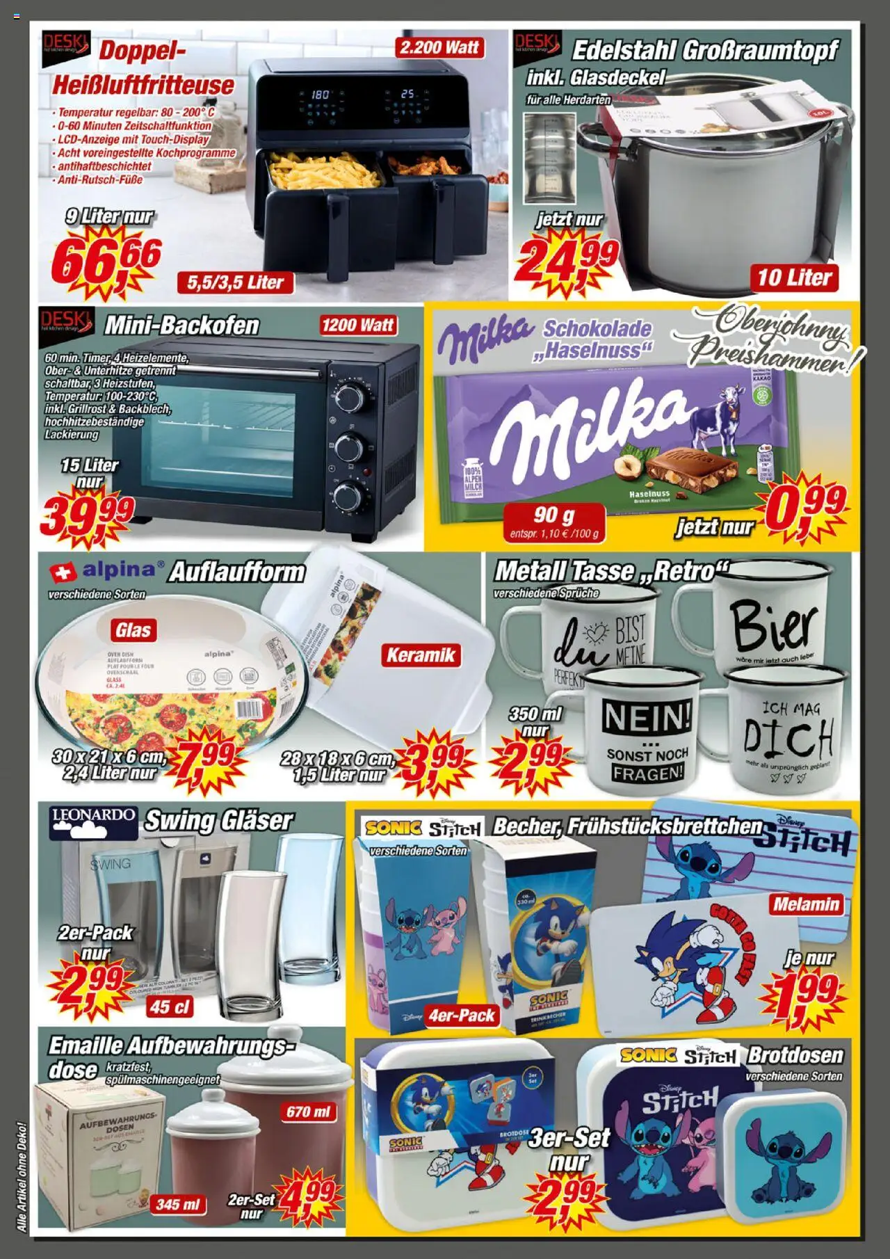 Posten Börse Prospekt - gültig ab dem 23.08.2025 | Seite: 6 | Produkte: Milch, Bier, Milka, Heißluftfritteuse