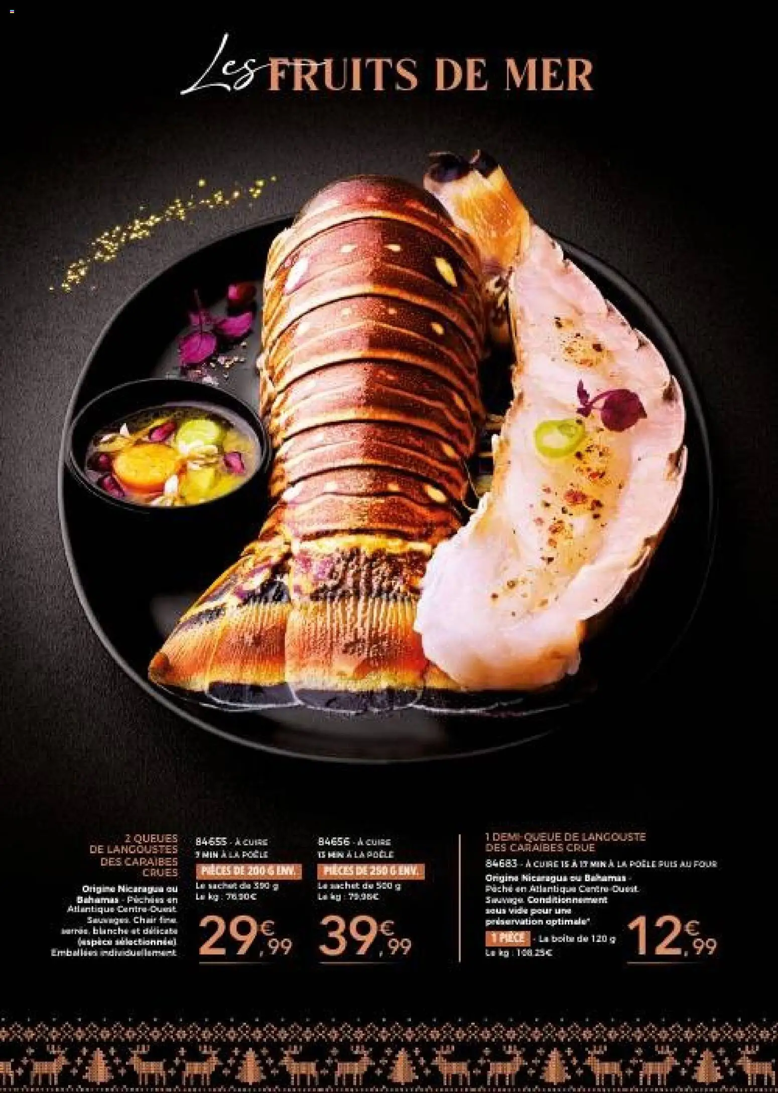 {H1} | Page: 42 | Produits: Fruits de mer, Four, Poêle, Langouste