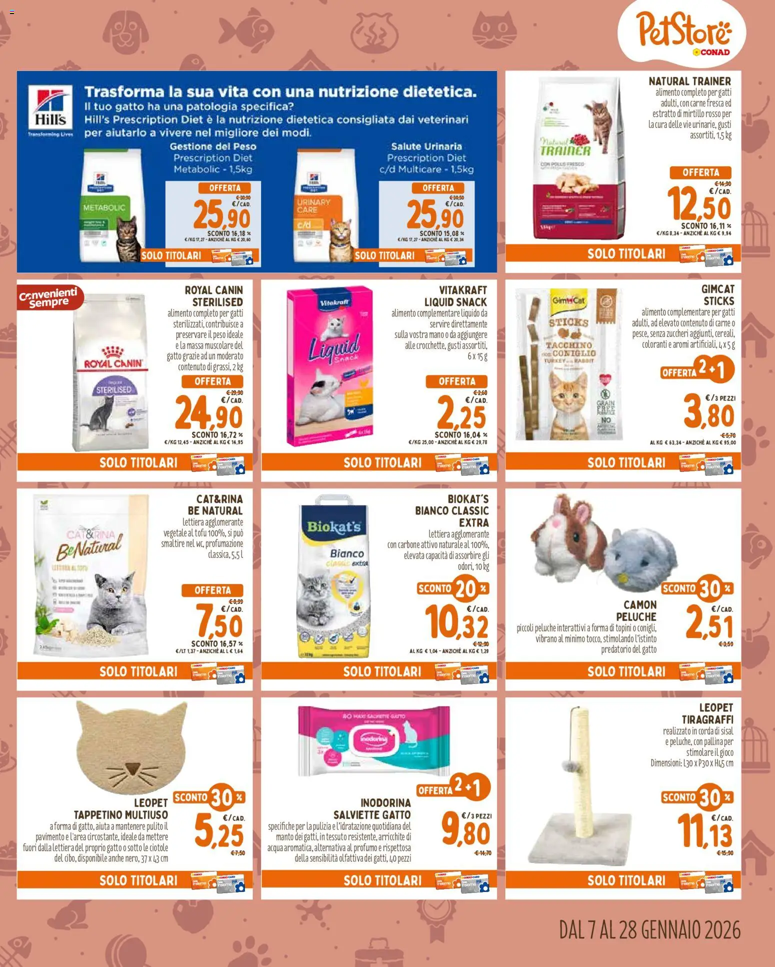 Volantino Conad del 07.01.2026 | Pagina: 5 | Prodotti: Peluche, Pavimento, Tacchino, Profumo