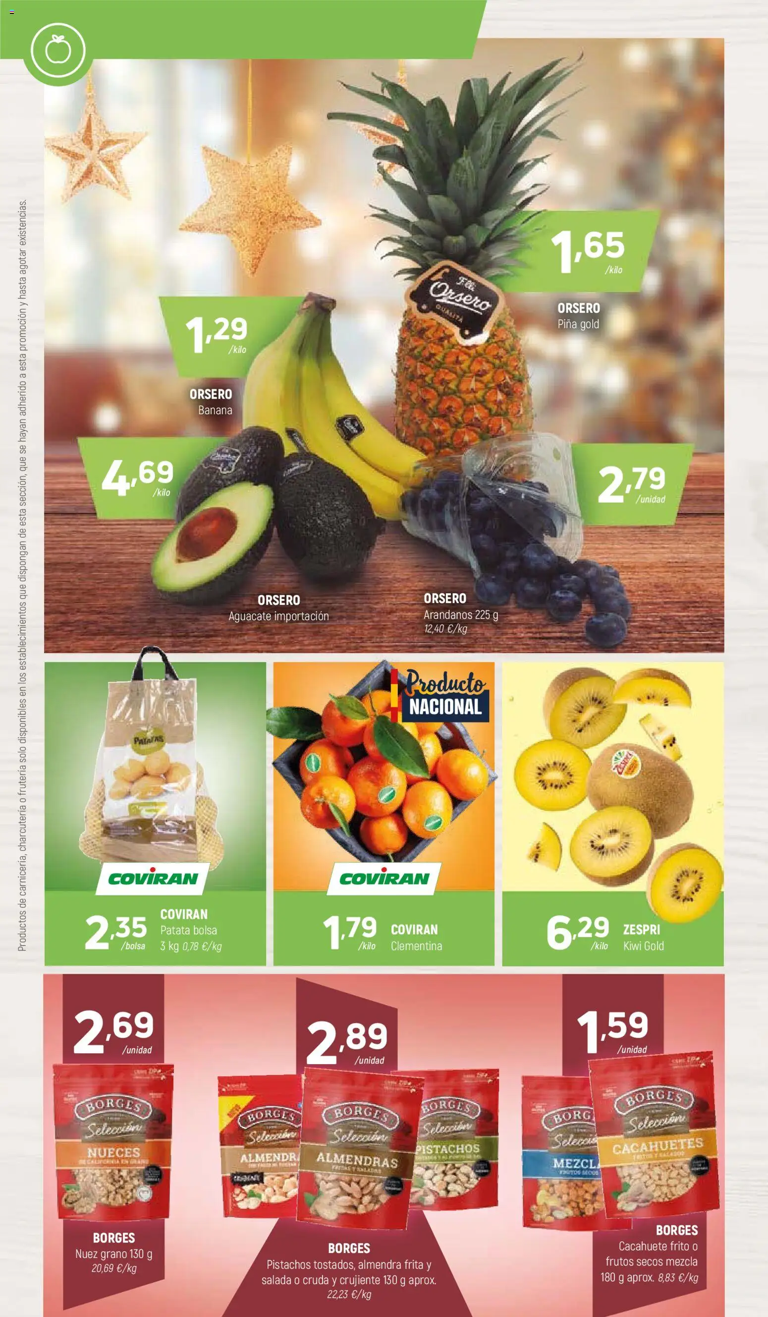 Coviran - Asturias │ válido desde el 02.12.2025 | Página: 2 | Productos: Piña, Kiwi, Frutos secos, Bolsa