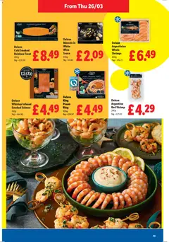 Preview of Lidl - Super Savers valid from 26.03.2026 | Page: 13 | Products: Sauce, Salmon, Wine, White wine