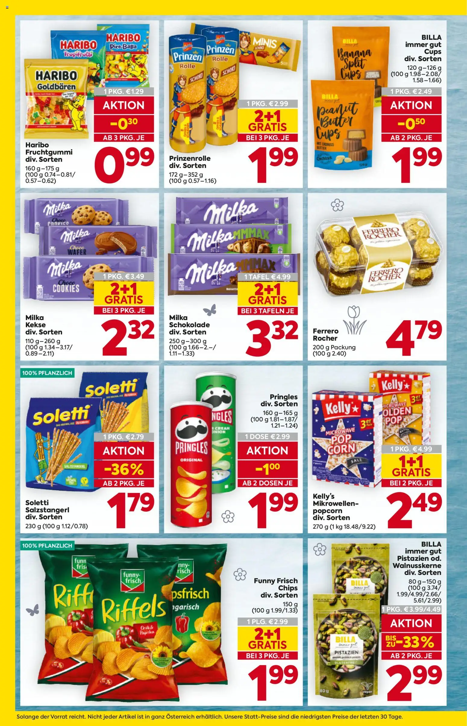 Billa AT akciós ujság - amely érvényes a következő dátumtól: 12.03.2026 | Oldal: 14 | Termékek: Chili, Chips, Pringles, Popcorn