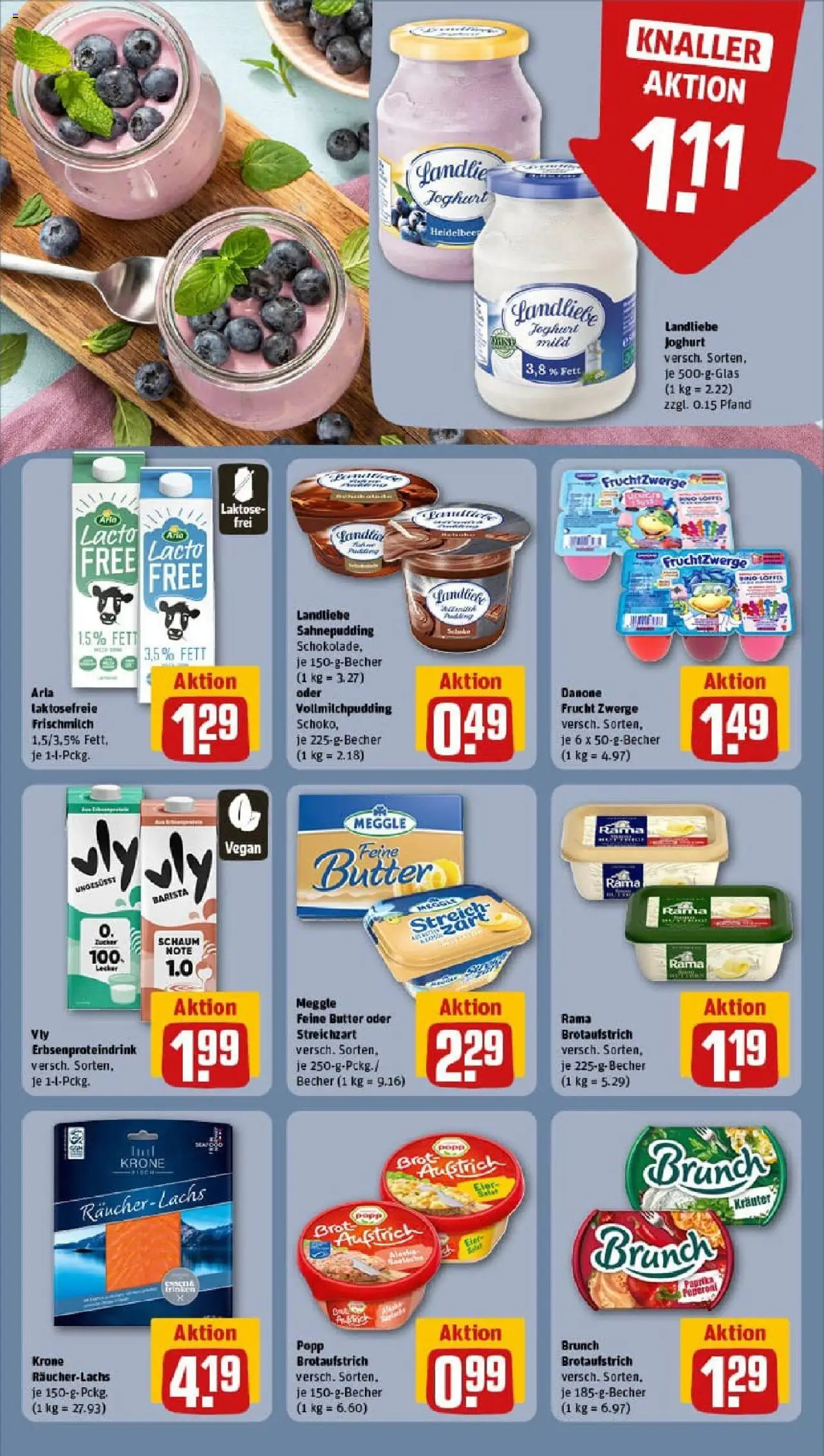 Rewe prospekt Duisburg / Rumeln	 - gültig ab dem 29.06.2025 | Seite: 13 | Produkte: Joghurt, Schokolade, Fruchtzwerge, Brot