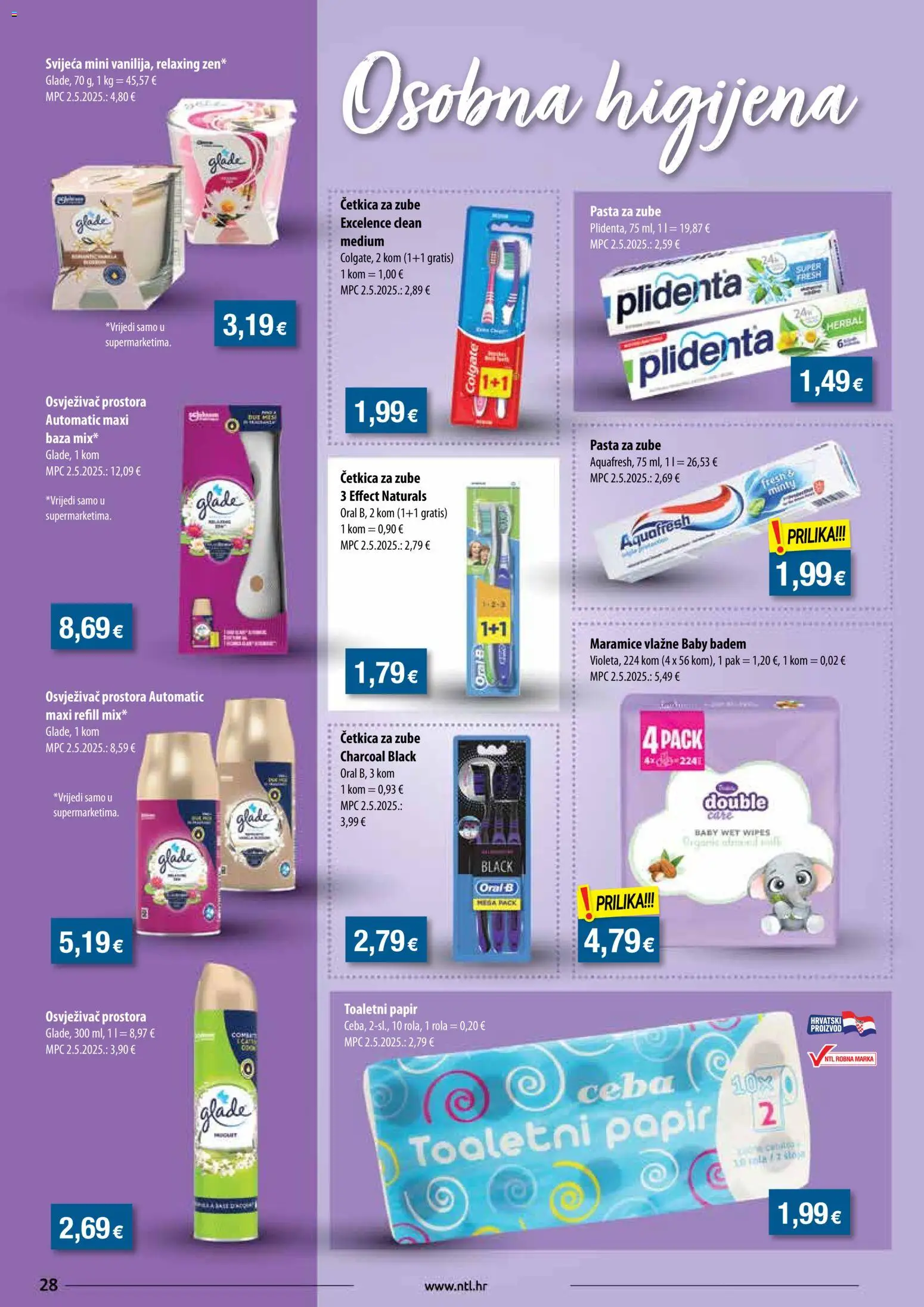 NTL katalog | vrijedi od 17.12.2025 | Stranica: 28 | Proizvodi: Pasta za zube, Toaletni papir, Badem, Pasta