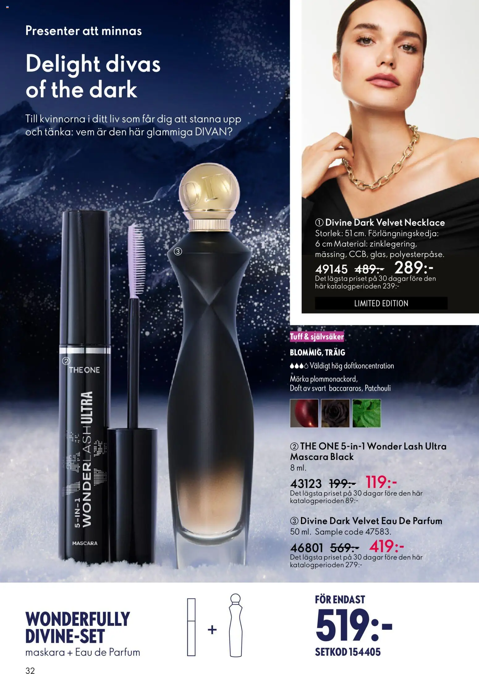 Oriflame reklamblad aktuell från 10.12.2025 | Sida: 32 | Produkter: Doft, Mascara, Set