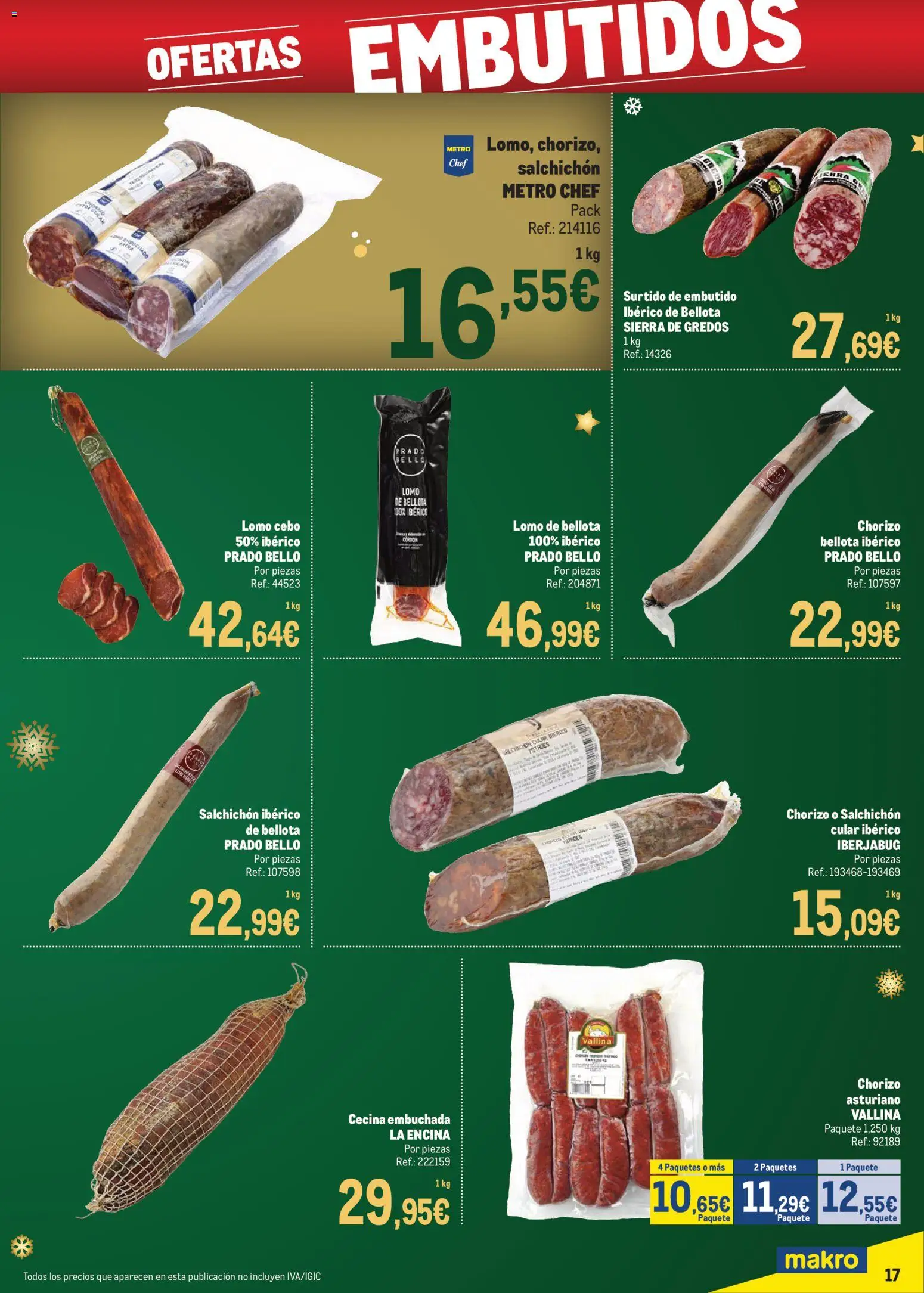 Makro - Precios Centro │ válido desde el 24.11.2025 | Página: 17 | Productos: Νυχτικό