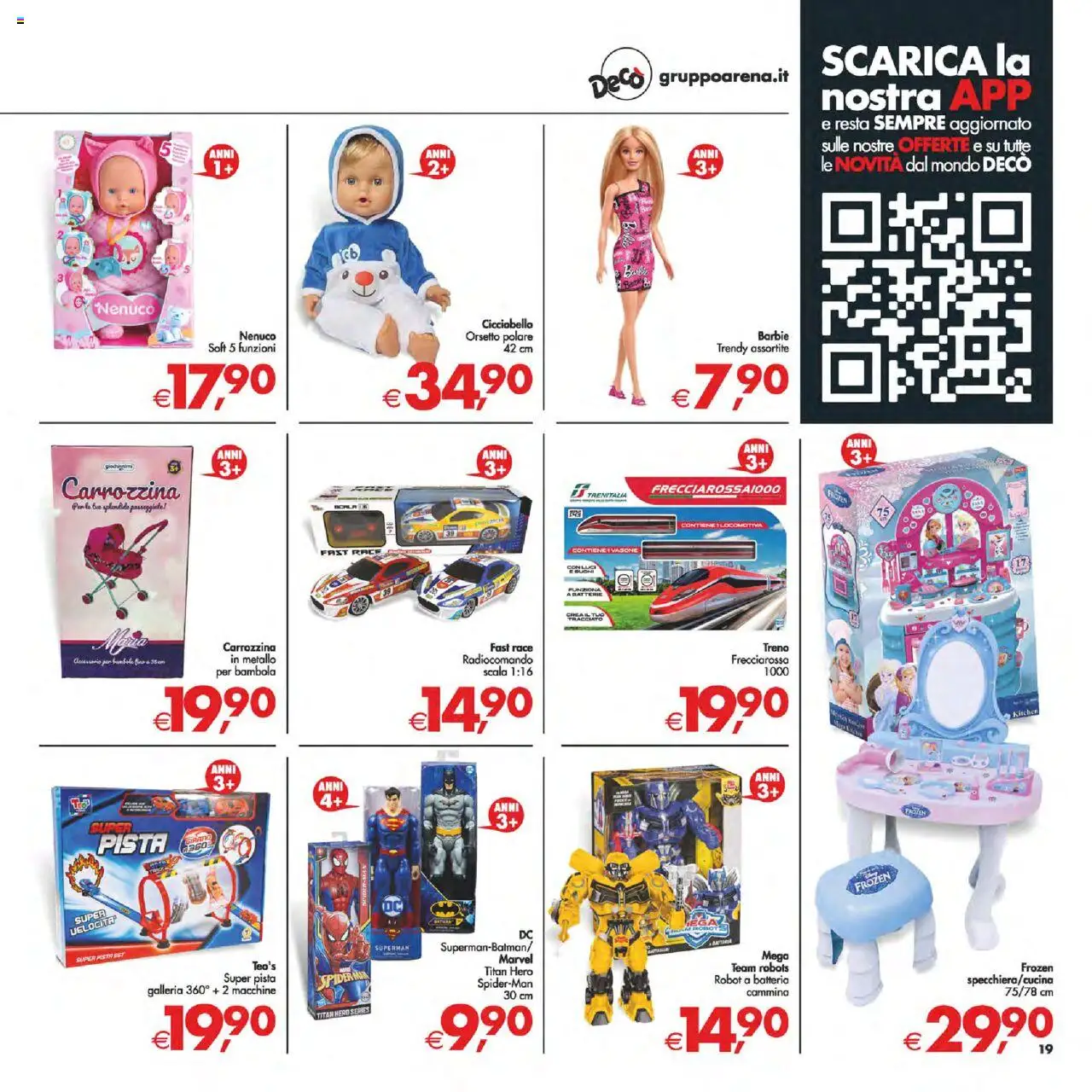 Volantino Decò del 14.10.2025 | Pagina: 19 | Prodotti: Scala, Robot, Batteria, Batterie