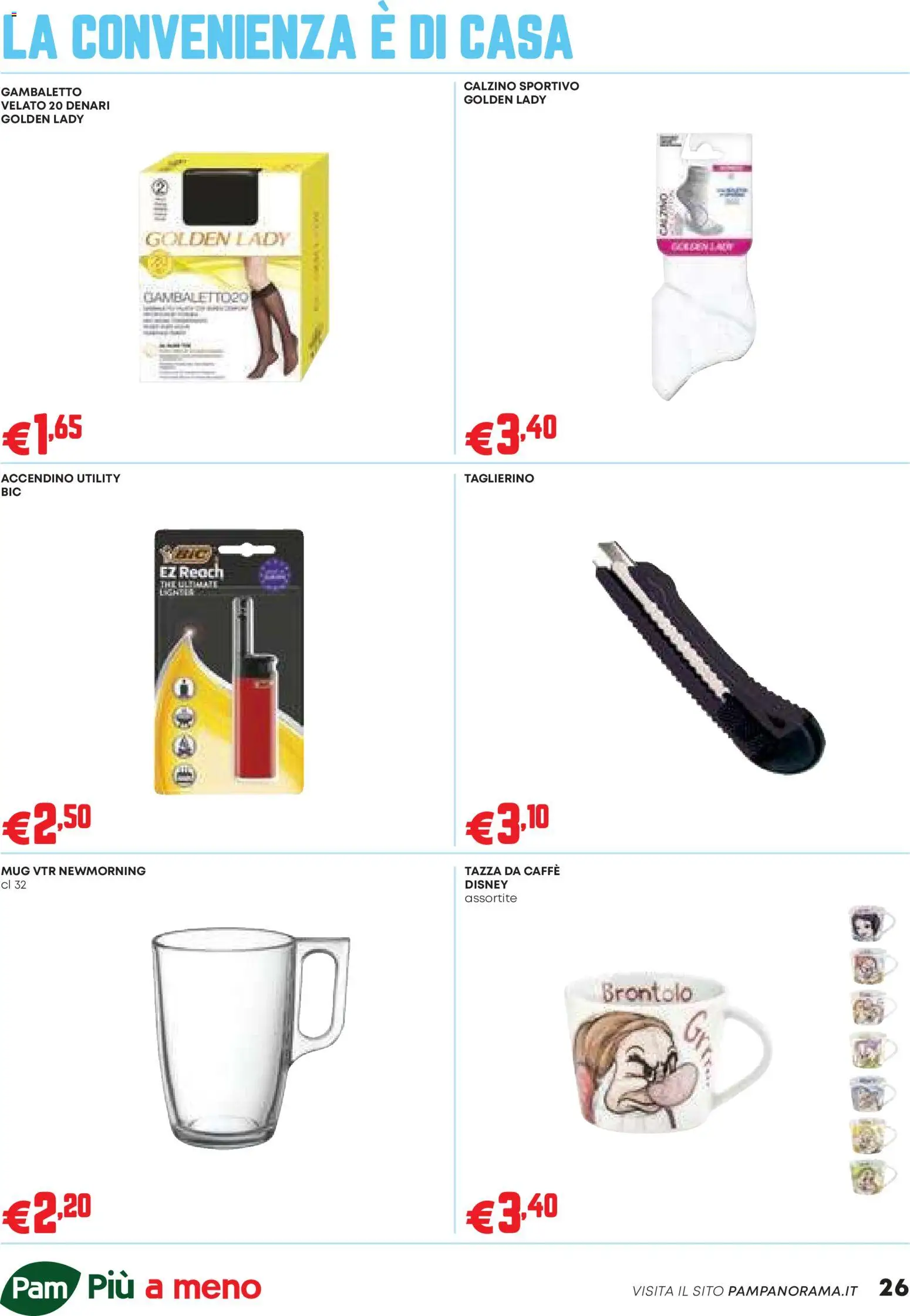 Volantino PAM del 23.10.2025 | Pagina: 26 | Prodotti: Caffè, The, Taglierino