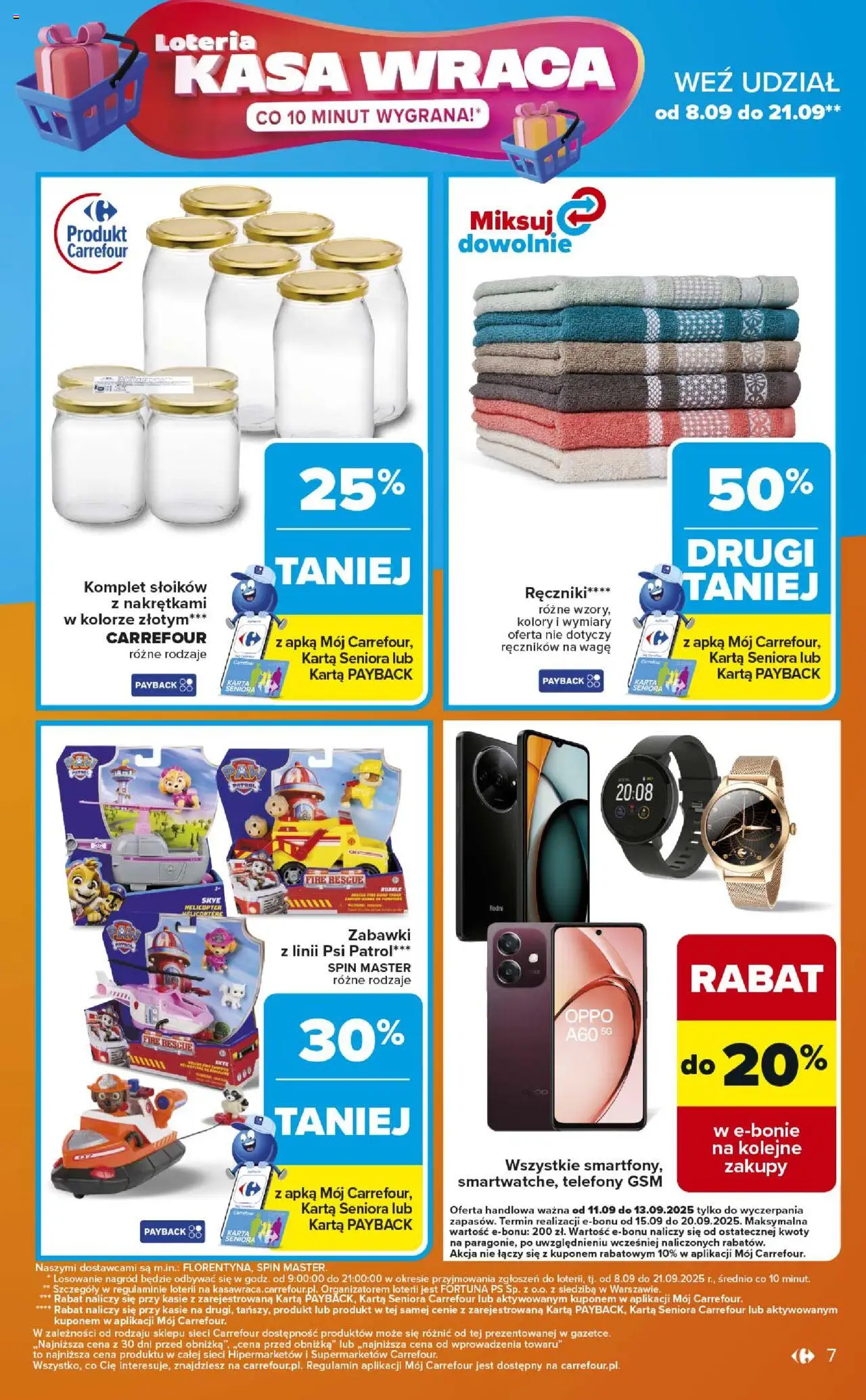 Carrefour Gazetka - Weekend promek już od czwartku od 11.09.2025 | Strona: 7 | Produkty: Karta