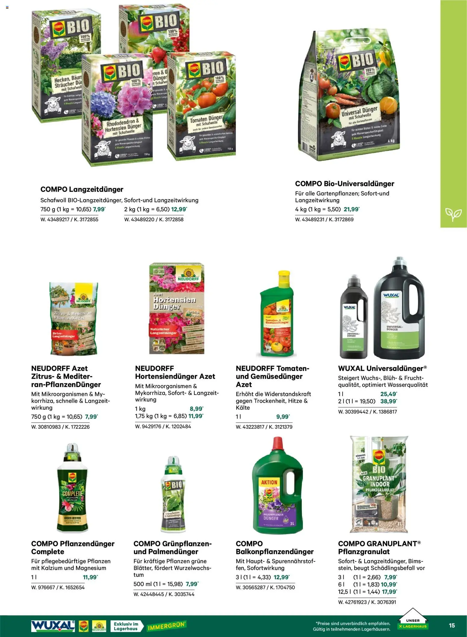 Lagerhaus  Garten und Freizeit Katalog 2026 gültig ab 22.02.2026 | Seite: 15 | Produkte: Tomaten