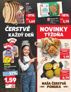 Kaufland leták platný od 27.12.2025 | Strana: 9 | Produkty: Pekáreň, Chlieb, Sendvič