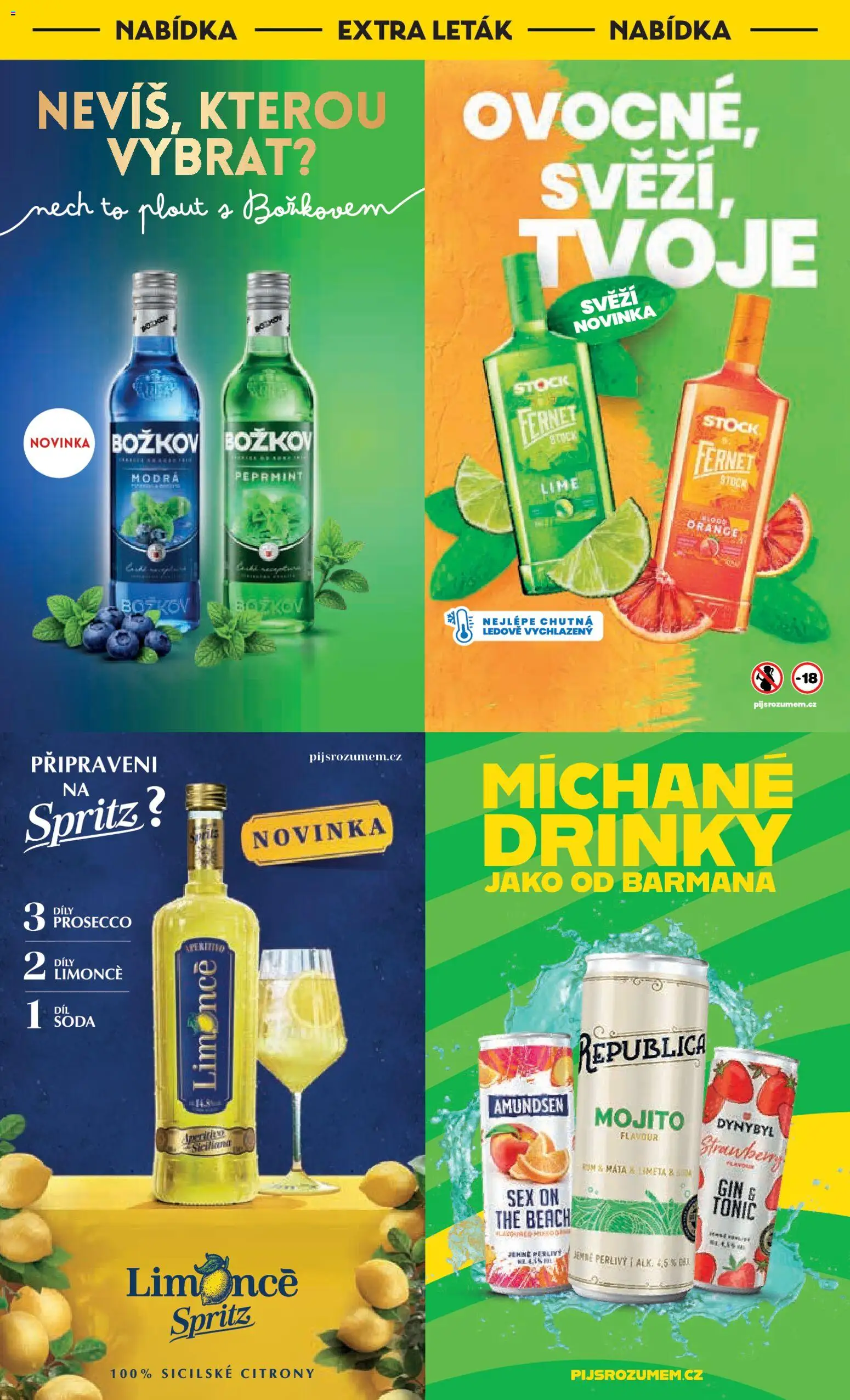 Albert leták - Hypermarket od 07.04.2026 | Strana: 20 | Produkty: Prosecco, Citróny, Mojito, Fernet